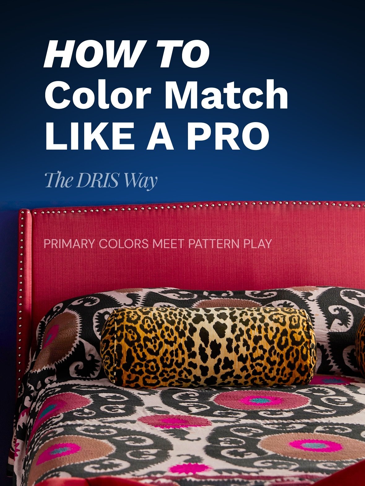 It&rsquo;s not about playing it safe &mdash; it&rsquo;s about feeling the rhythm between bold hues and soulful textures.

Cobalt meets crimson. Leopard meets suzani. Fearless color, layered with soul.

Which hue tells your story &mdash; Indigo Royale