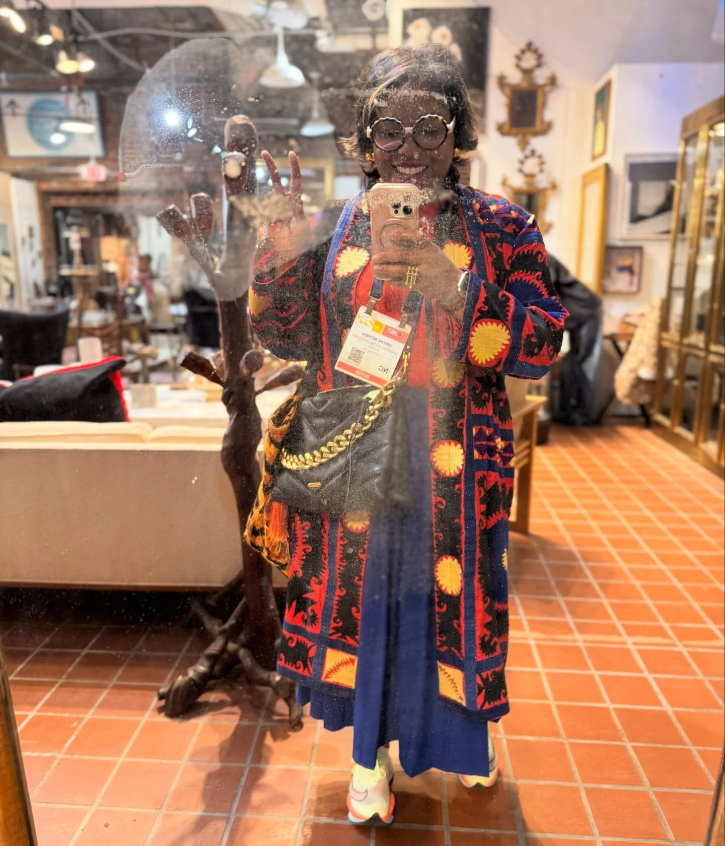 Just one day at #HPMKT, but it fed my soul for a season. From Corey Damen Jenkins reminding us that design is reimagined, not repeated, to discovering bold pattern play, buttery leathers in shades of rose and ochre, and rooms layered with story and s