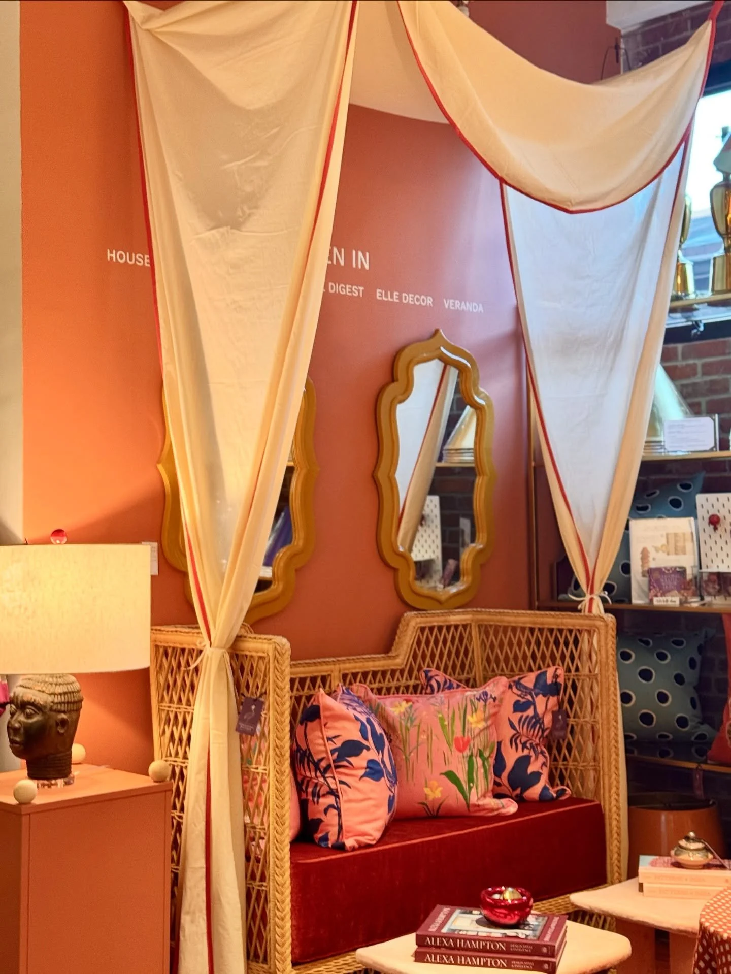 Draped and ready. See you soon at Slate Interiors for Intentional Style: Decorating with What Matters &mdash; a design talk and book  celebrating the art of meaningful spaces.

🕚 11AM Social | 12PM Talk 
✨ Free &amp; open to the public

#Intentional