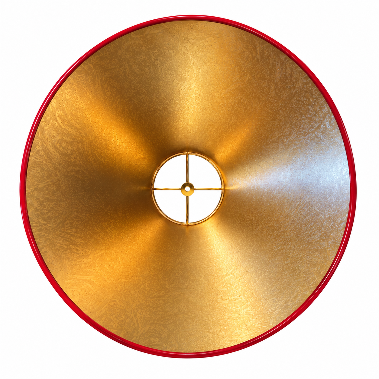 Golden Persimmon Lampshade with Red Rim.png
