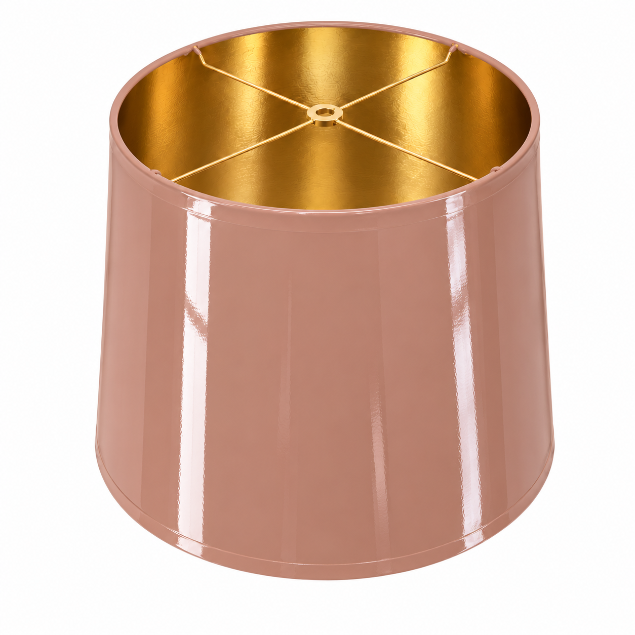Glossy Blush Lampshade with Gold Interior.png