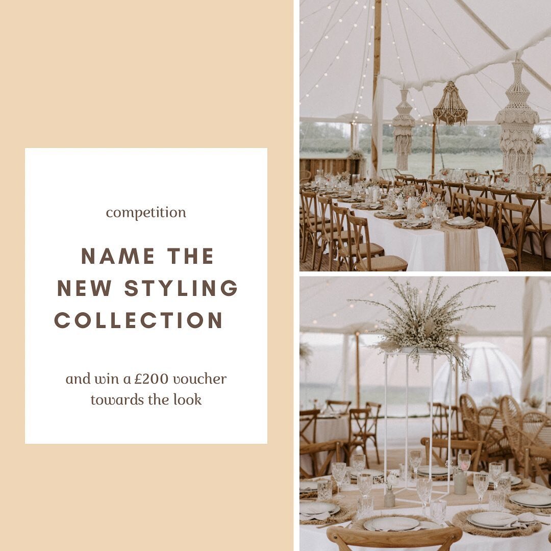 ✨COMPETITION ✨
By popular request I&rsquo;m turning the style from my most recent event into one of my styling collections. 
You have a chance to win &pound;200 towards this new collection. So this could be towards a full styling service or for decor