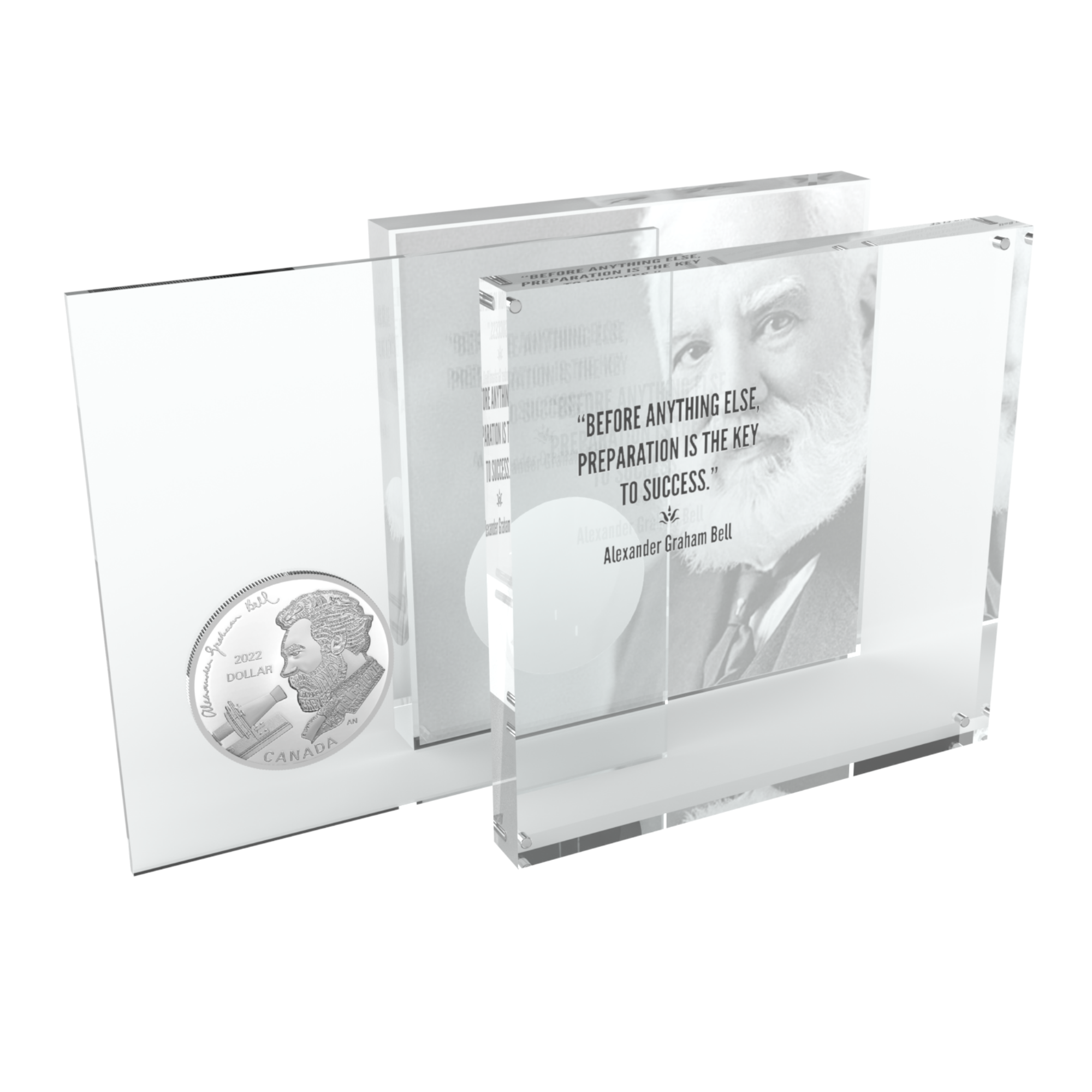 Alexander Graham Bell Coin Display — LulaRose | Acrylic Displays ...