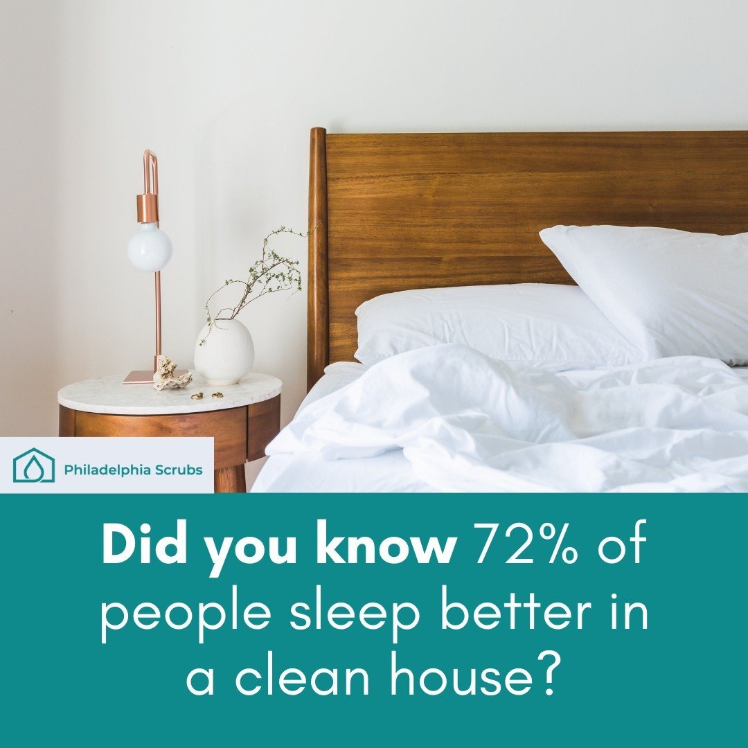 A clean house not only improves your physical health, but also your mental well-being. A Ketchum Global Research &amp; Analytics study found 72% of people reported sleeping better in a clean home, 80% felt more relaxed and 60% felt less stress. ☮️ 🧠