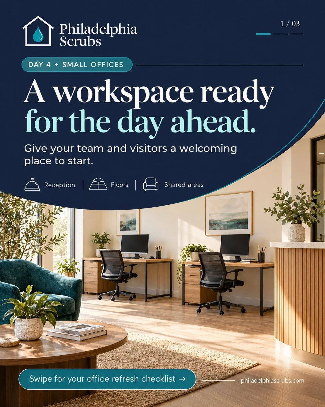 Your products catch their eye. A welcoming shop invites them to stay. 🛍️✨

From a fresh entrance to tidy aisles and a clean checkout counter, the little details help create a pleasant shopping experience.

Let Philadelphia Scrubs help care for your 