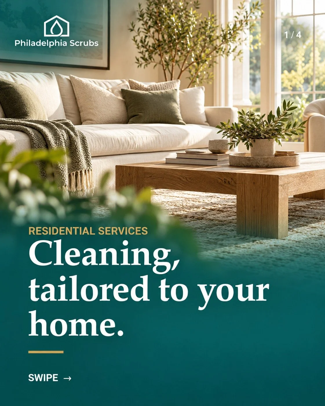 Your days off shouldn&rsquo;t feel like another cleaning shift, Philly. ✨

Whether your home needs a thorough deep clean or regular care to keep things fresh, Philadelphia Scrubs helps you spend less time scrubbing and more time enjoying your space. 