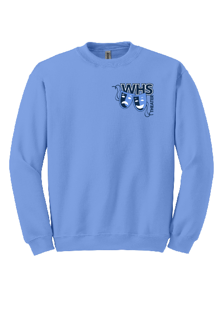 Personalized (with Name) Crewneck Sweatshirt - White or Carolina Blue!