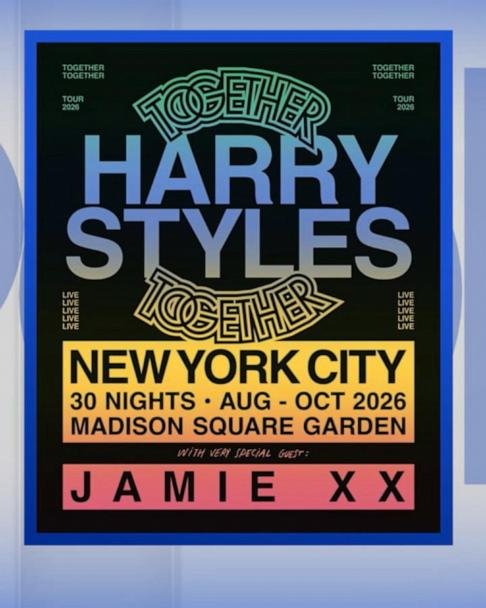 Harry Styles in Madison Square Garden Oct 23rd