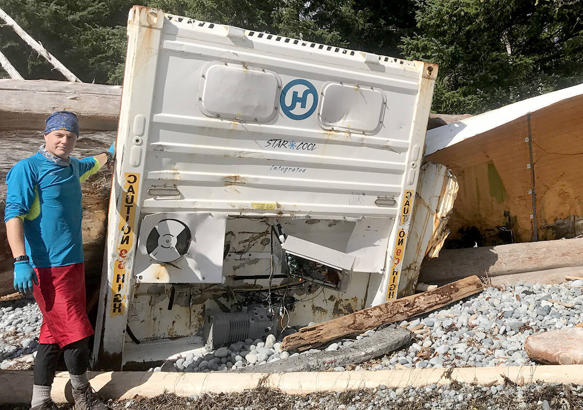 Winter’s weather looms over spilled container debris around Tofino and Ucluelet