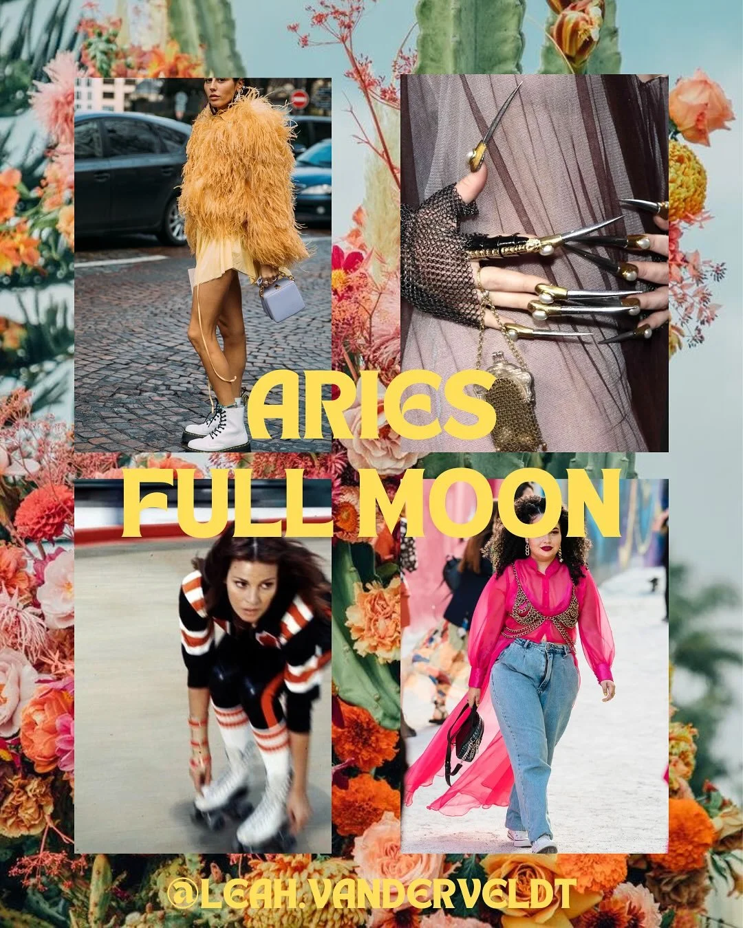 Full moon board 🌝 ♈️ 🔥 

Whatever the opposite of understated and discrete is &mdash; that&rsquo;s this moon. 

TMI, big, bold, fiery, and a little wild, maybe? 

Remember healthy relationships (Libra) need healthy individuals (Aries) &mdash; a goo