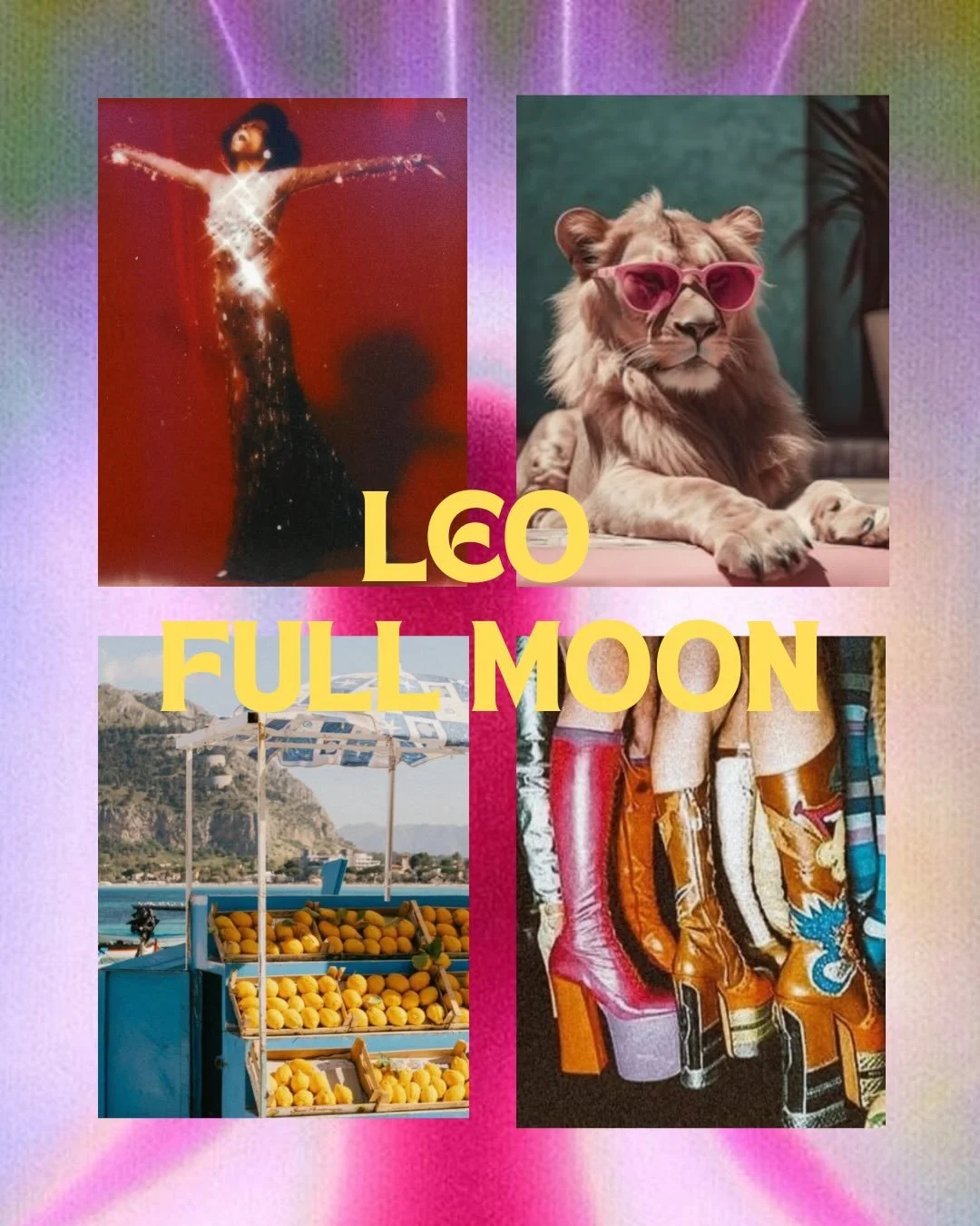 Full moon in Leo ♌️ 🌝 hits Sunday 5:09pm Eastern US at 13 degrees.

The last full moon before eclipse season and she&rsquo;s a VIBE.

There&rsquo;s so. freaking. much. going down in Aquarius right now (Pluto, Mars, the Sun, Venus and Mercury are all