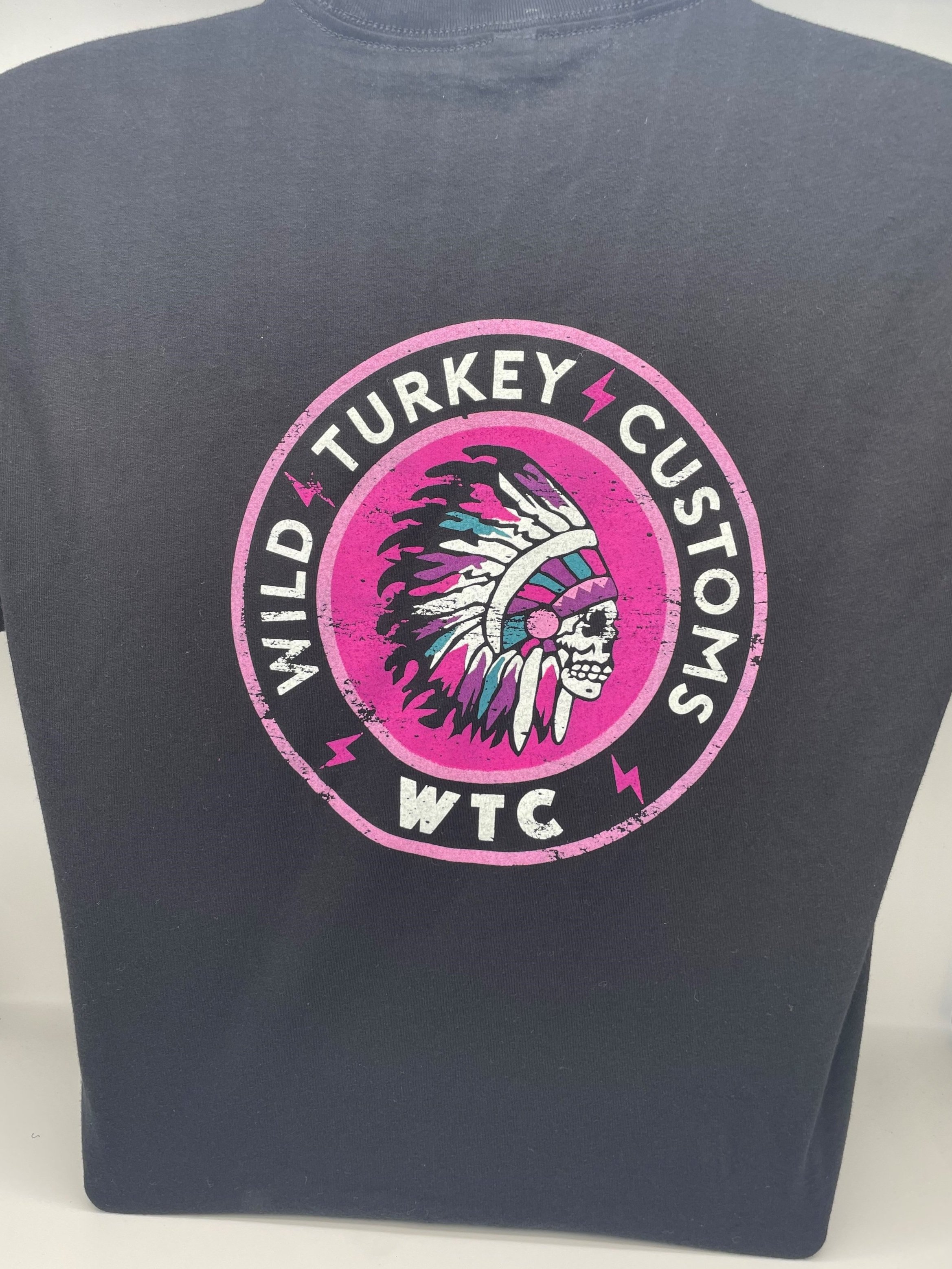 White Tight Crop Top - SELECT Your Logo Color — Wild Turkey Customs