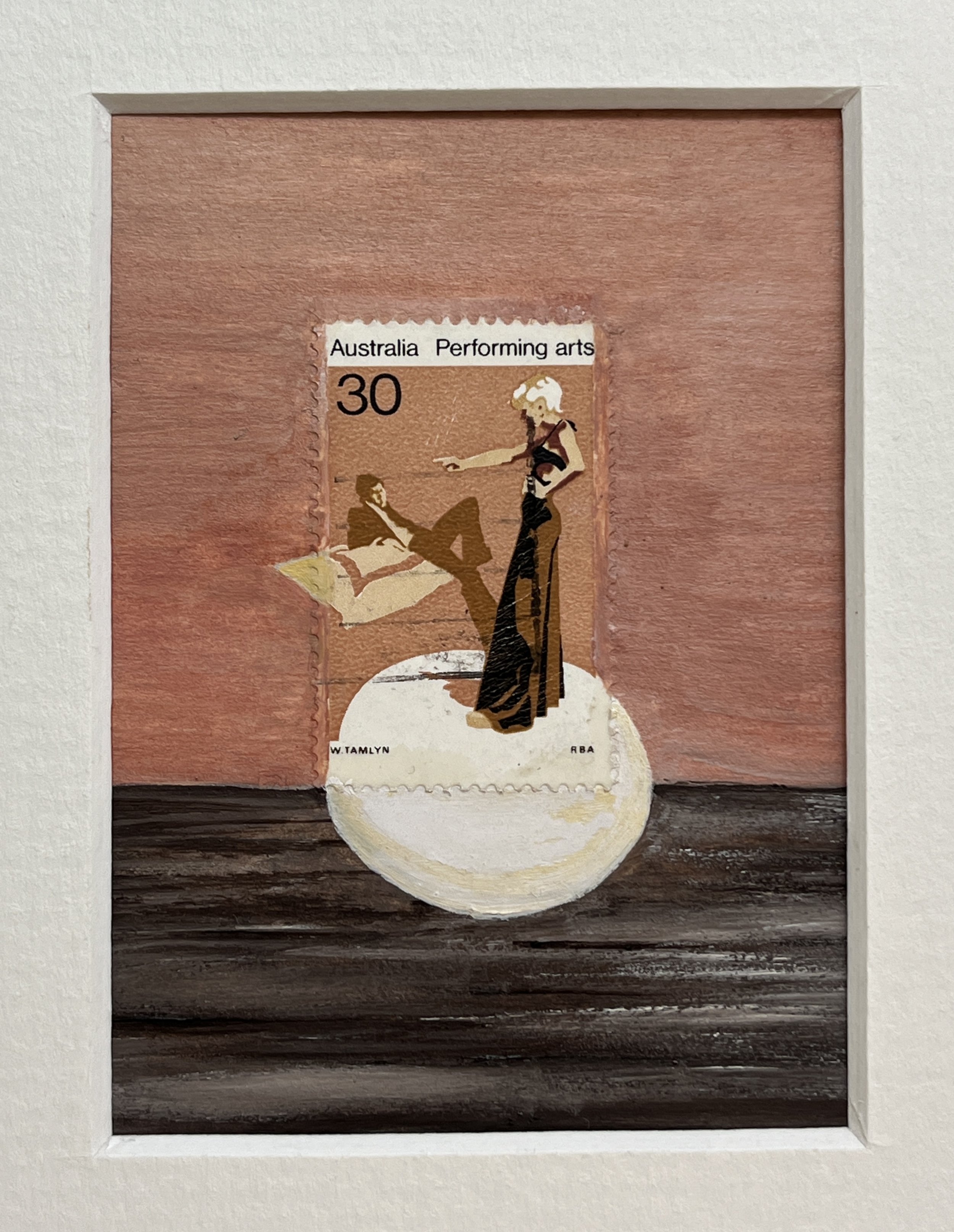 Performing Arts Postage Stamp Art