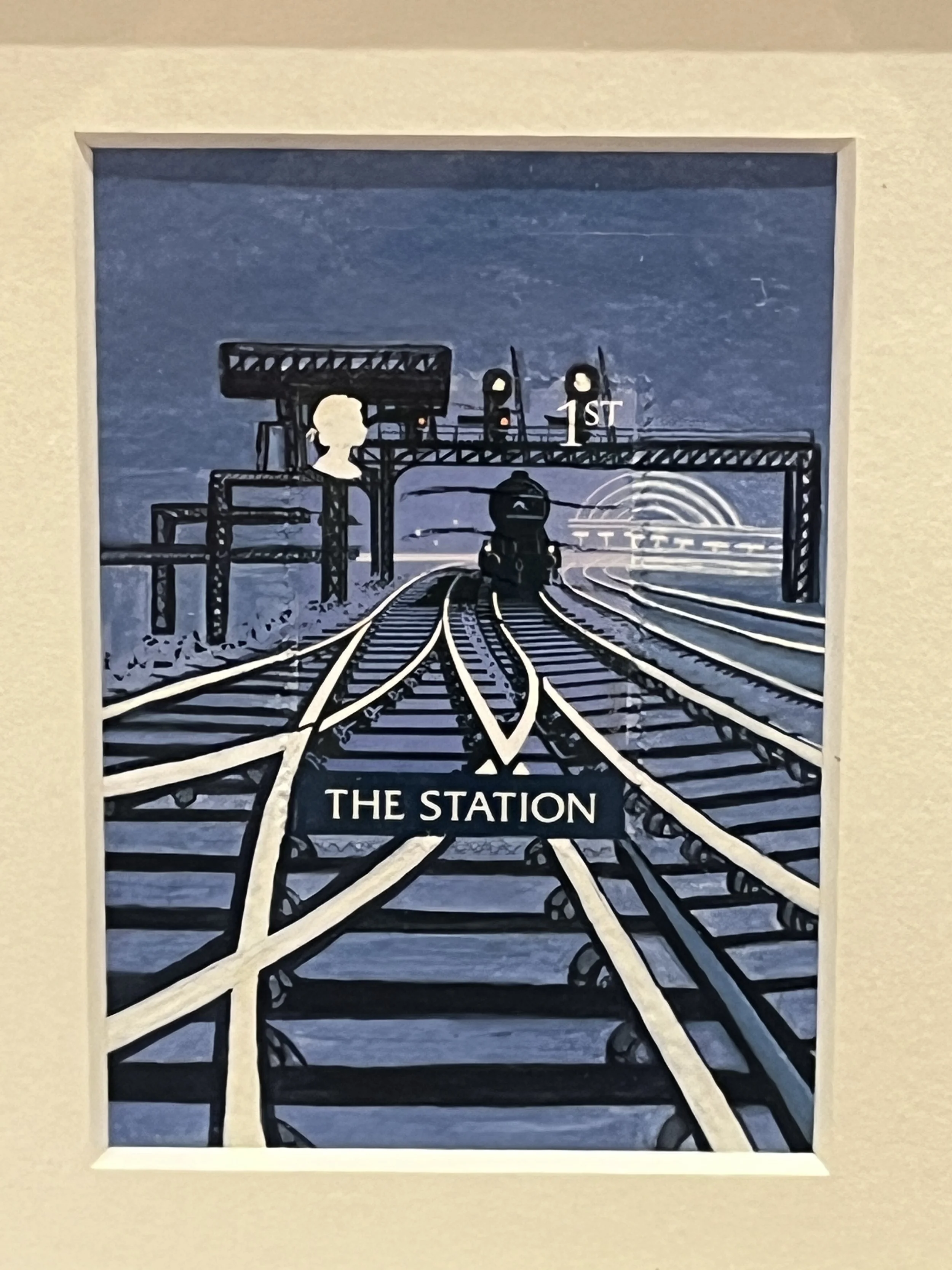 The Station - 2003 Royal Mail Stamp Art