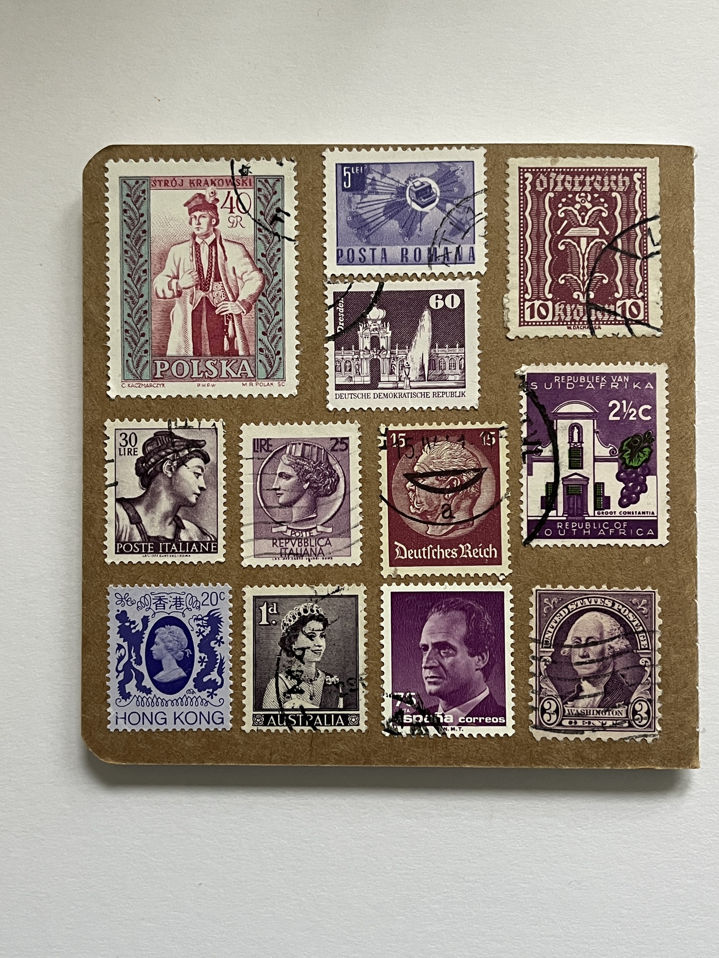 Global Travels Stamp Notebook