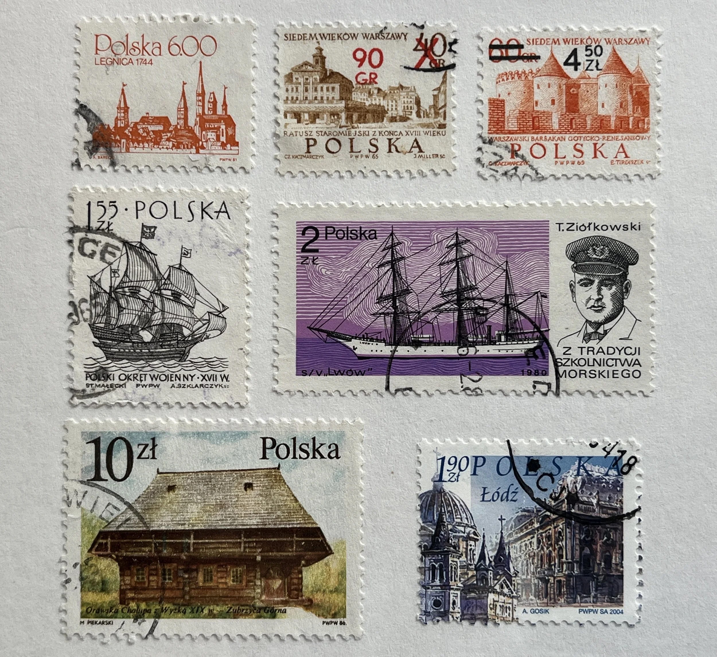 Polish Stamp Heritage Card