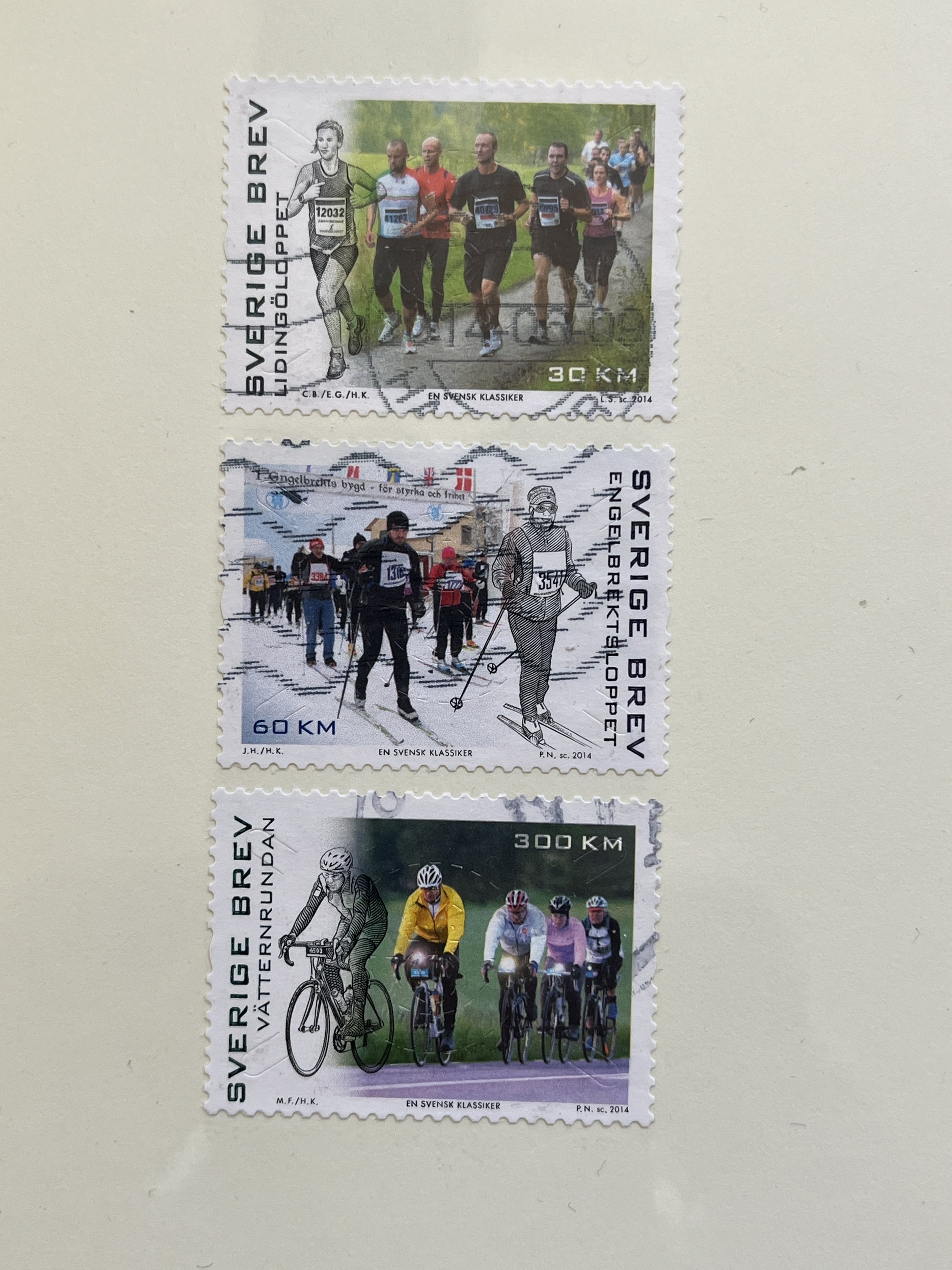Sports Stamps Greetings Card