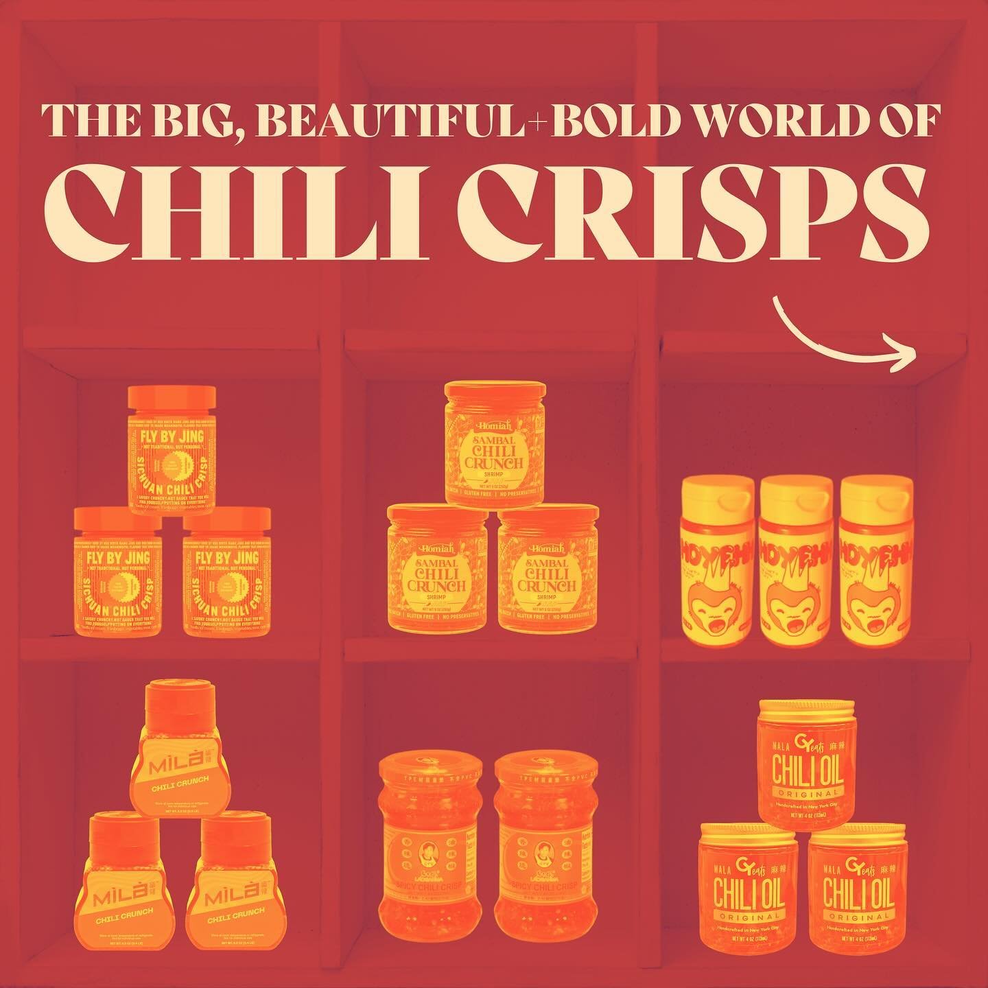 An update on that spicy conversation&hellip; 🌶️

On April 12, David Chang announced on his podcast that Momofuku will not enforce the trademarks to &ldquo;chile crunch&rdquo; and &ldquo;chili crunch.&rdquo; You can read the full story in @buttina&rs