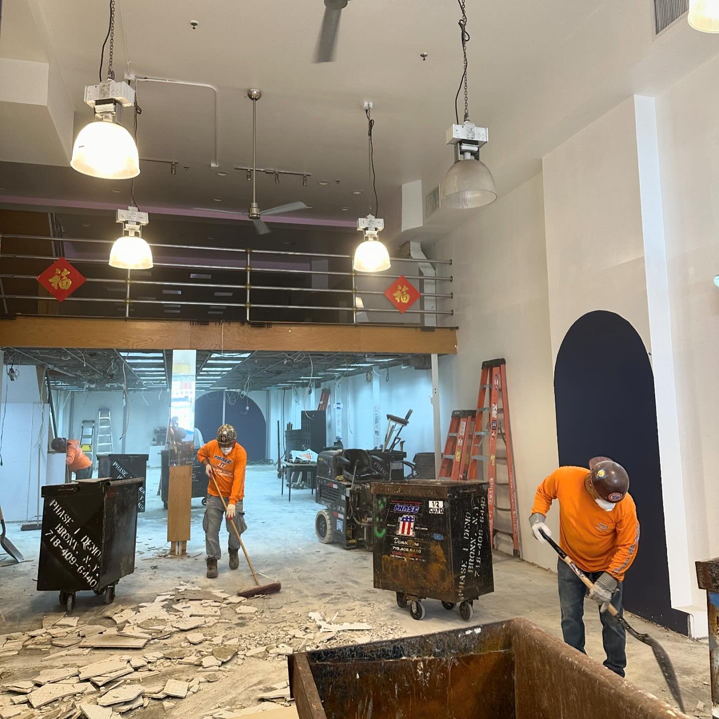 It&rsquo;s full steam ahead over at The Hub! Construction started just last week, beginning with demolition &ndash; specifically our old floors. (While those tiles served as well, anyone who attended or co-hosted an event knows how much of a pain tho