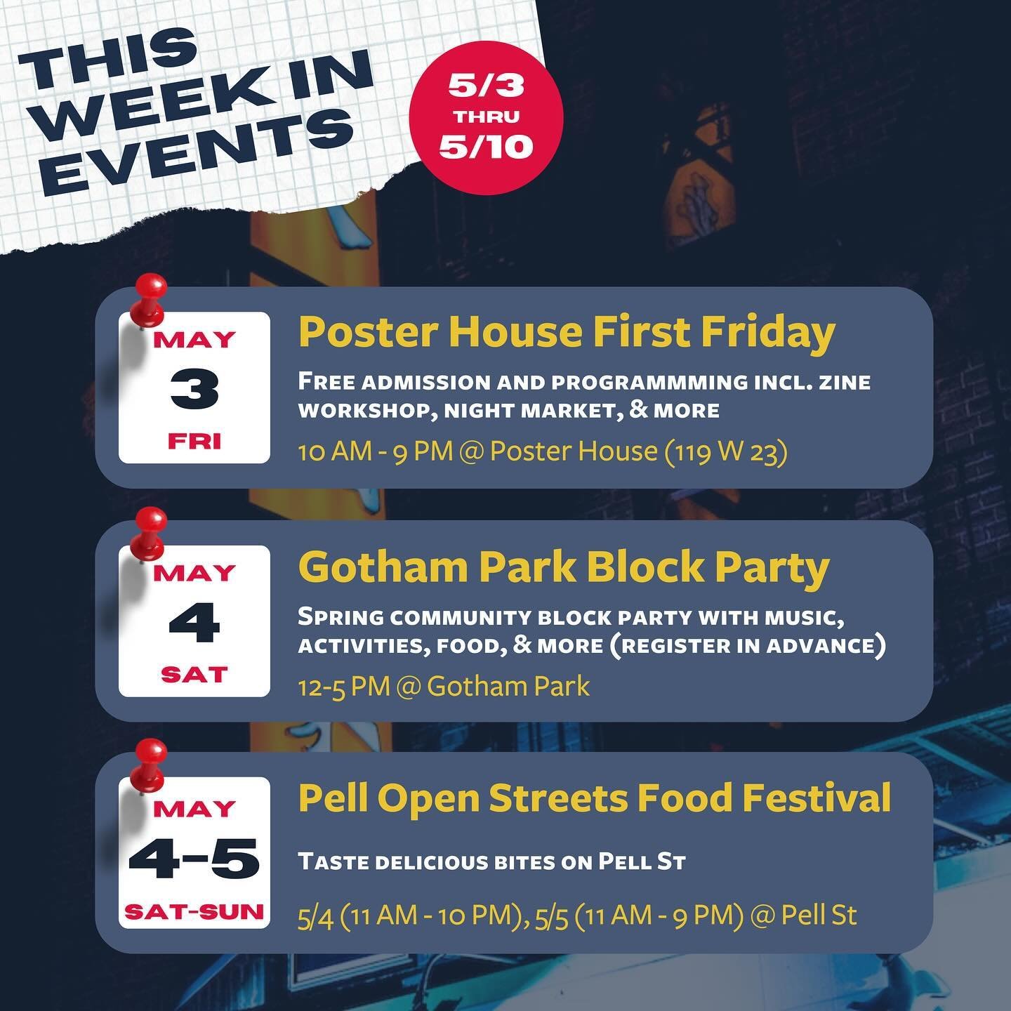 Yesterday marked the beginning of May, which means it&rsquo;s the official start of #APAHM!

APAHM kicks off a series of exciting programming in and around Chinatown. Swipe above to see some fun events hosted by our friends and partners:

🏮&nbsp;Fri