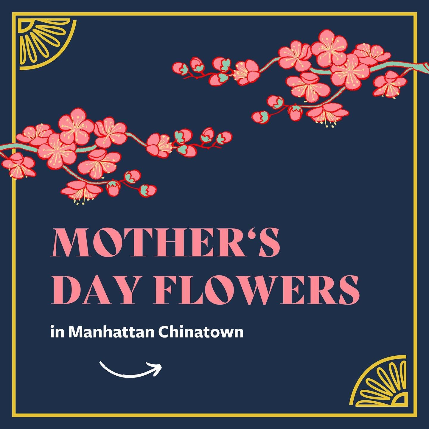 Mother&rsquo;s Day is in 3 days&hellip;which means it&rsquo;s time to bring the special person in your life a beautiful bouquet of flowers! 🌸💐

Use our guide above to browse local florists in Chinatown! If you don&rsquo;t have time to stop by in pe