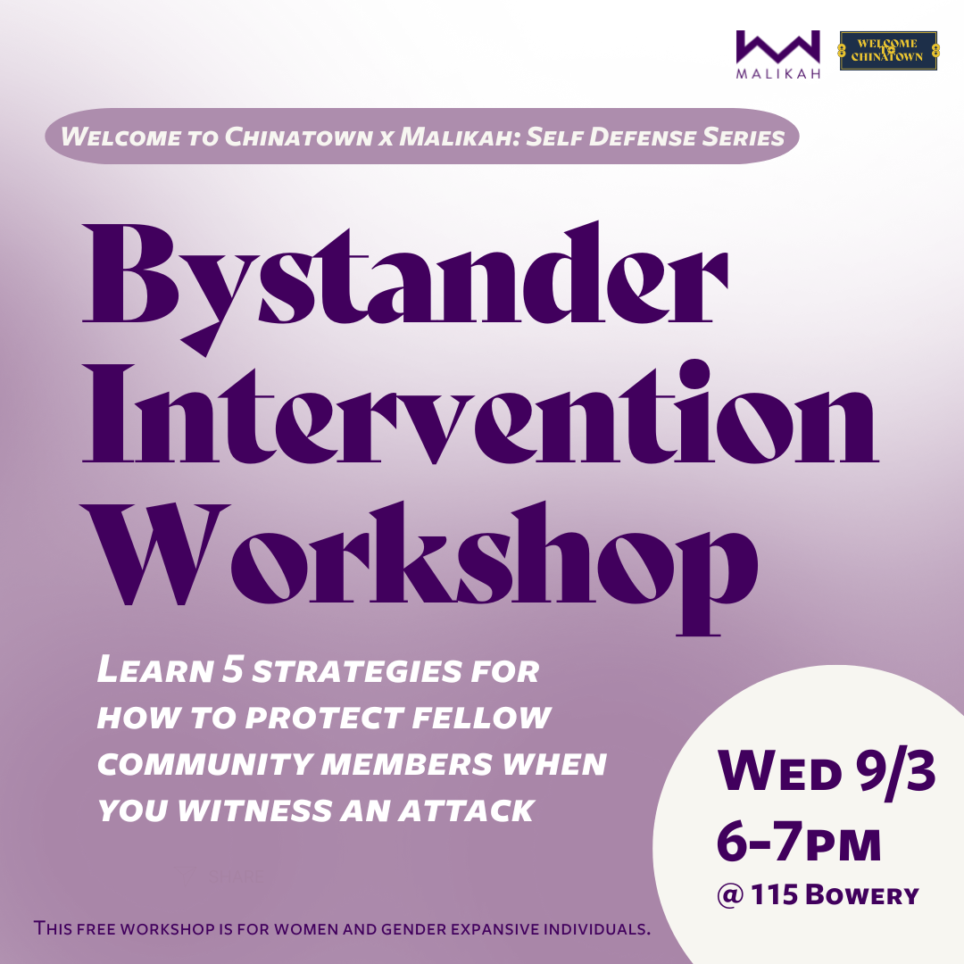 Bystander Intervention Workshop with Malikah