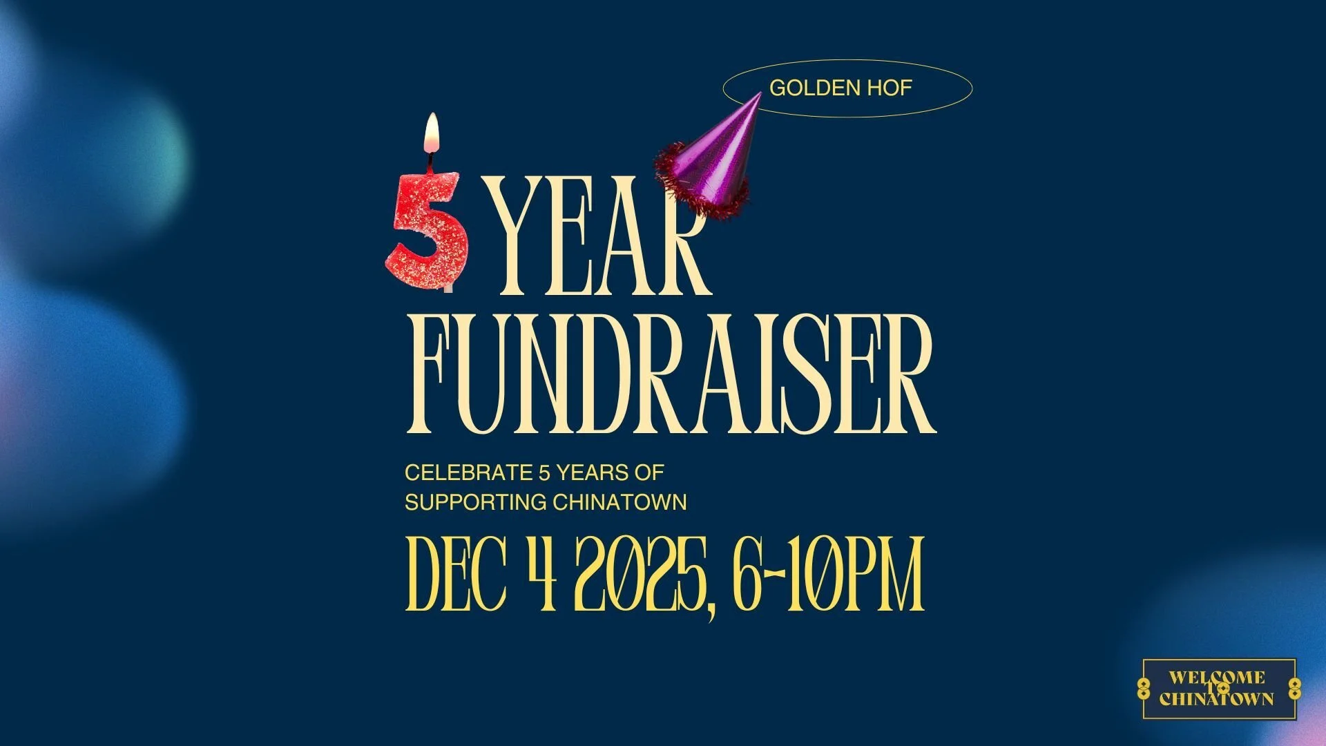 Welcome to Chinatown Holiday Fundraiser