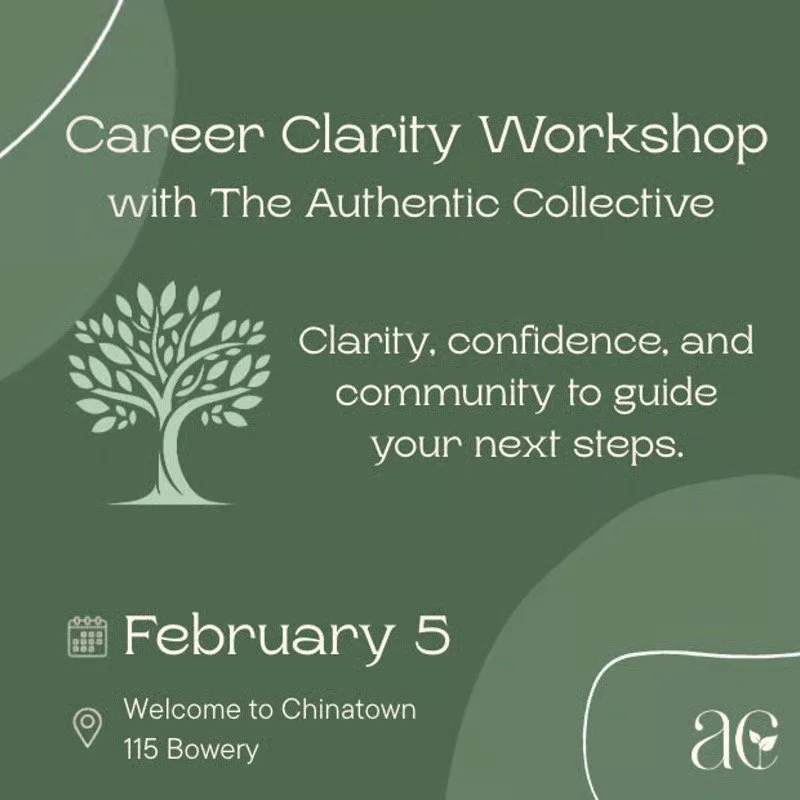 A Grounded and Inspiring Career Clarity Workshop + Dinner