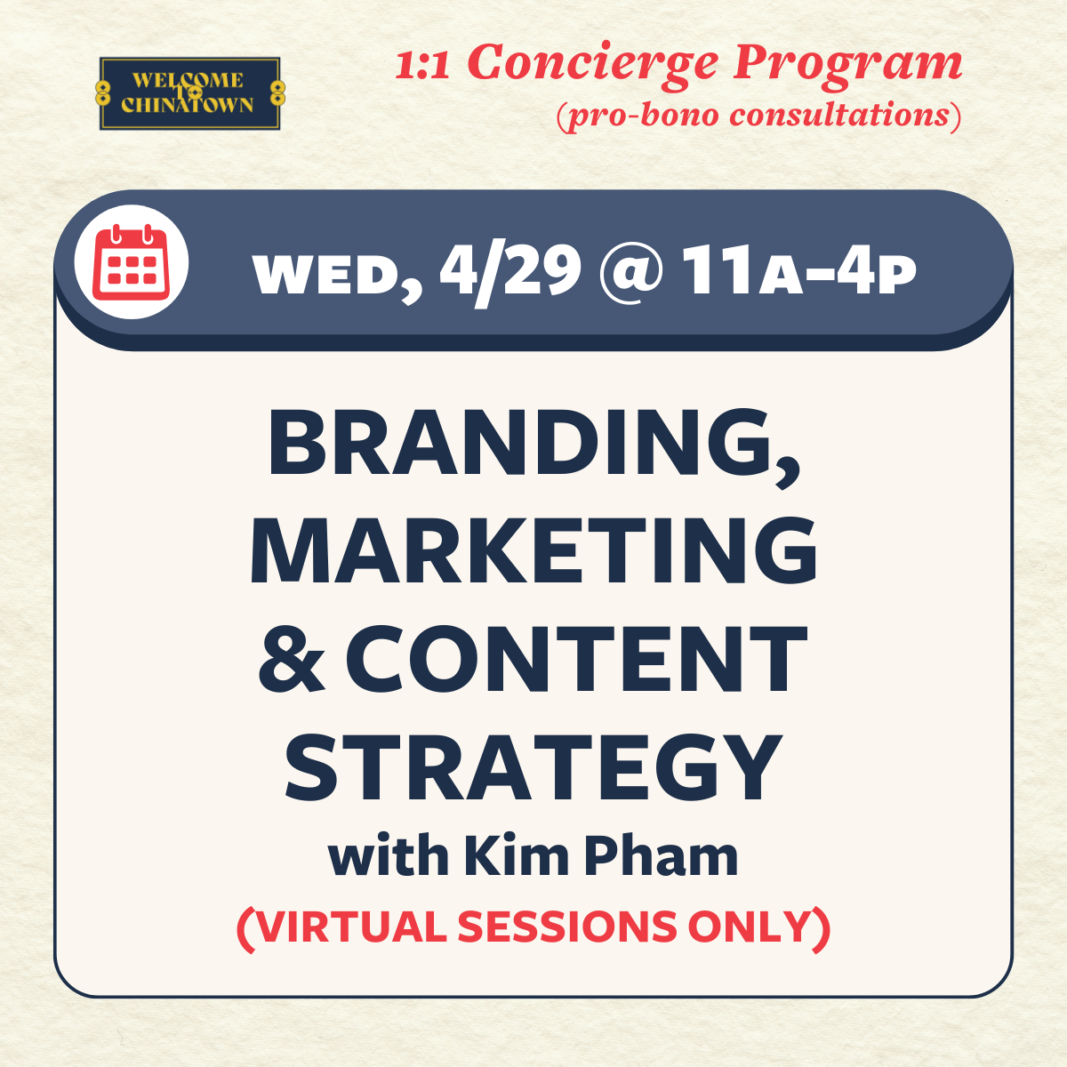 Branding, Marketing and Content Strategy Consultations with Kim Pham
