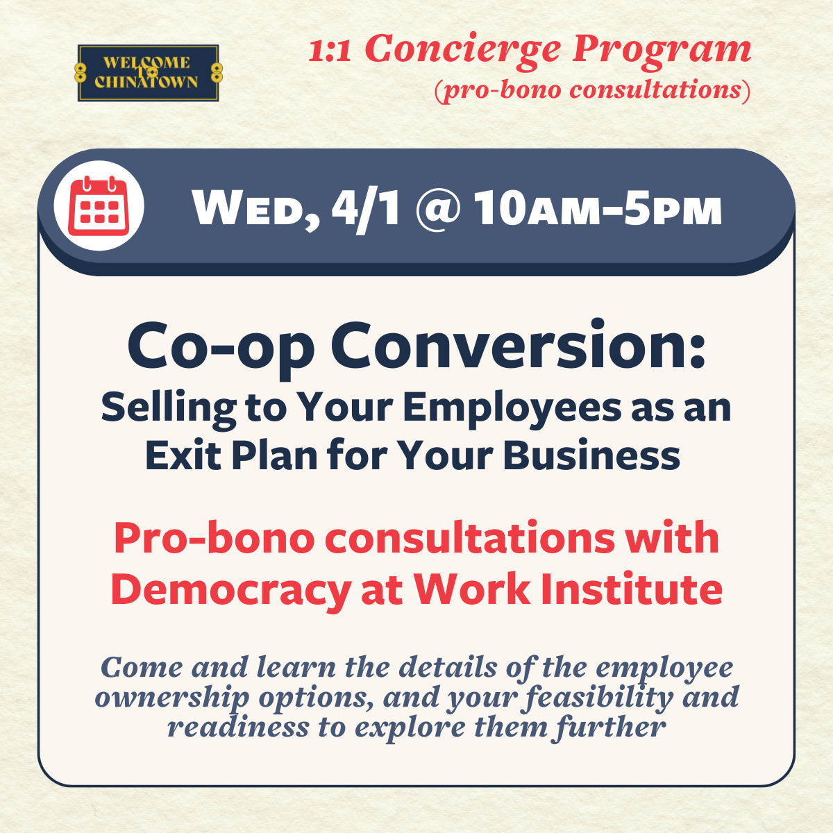 Co-op Conversion Consultations: Selling to Your Employees as an Exit Plan for Your Business