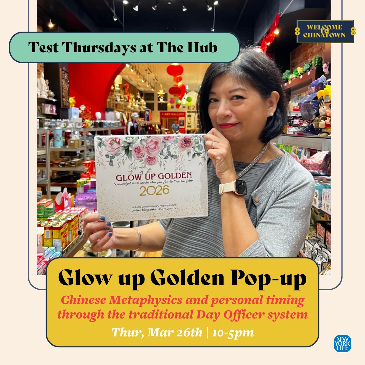 Glow Up Golden 2026 Calendar Pop-Up: Chinese Metaphysics and Personal Timing