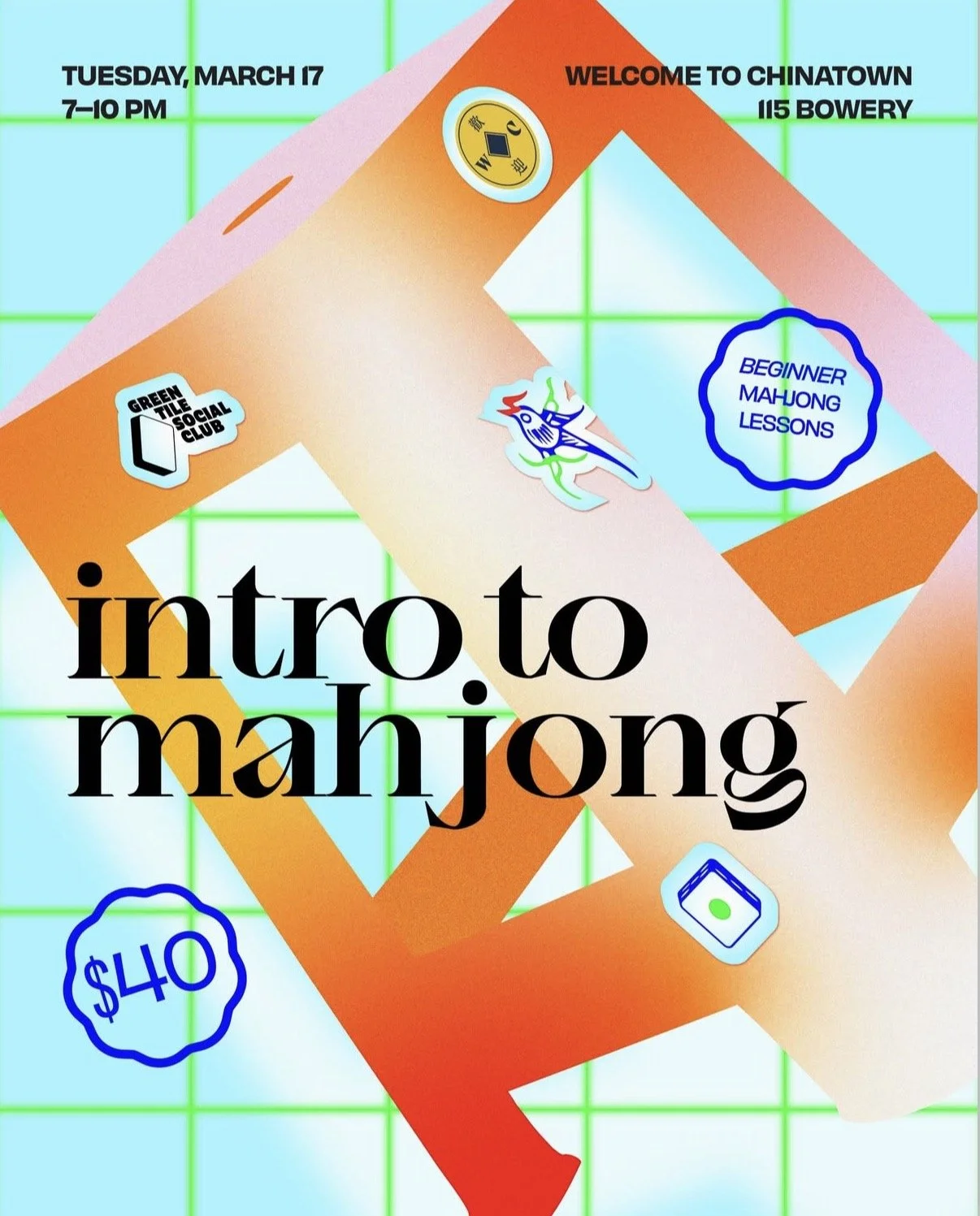Intro To Mahjong by Green Tile Social Club: April Session