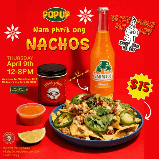 Spicy Make Me Cry Thai Street Food: NAM PHRIK ONG NACHOS!