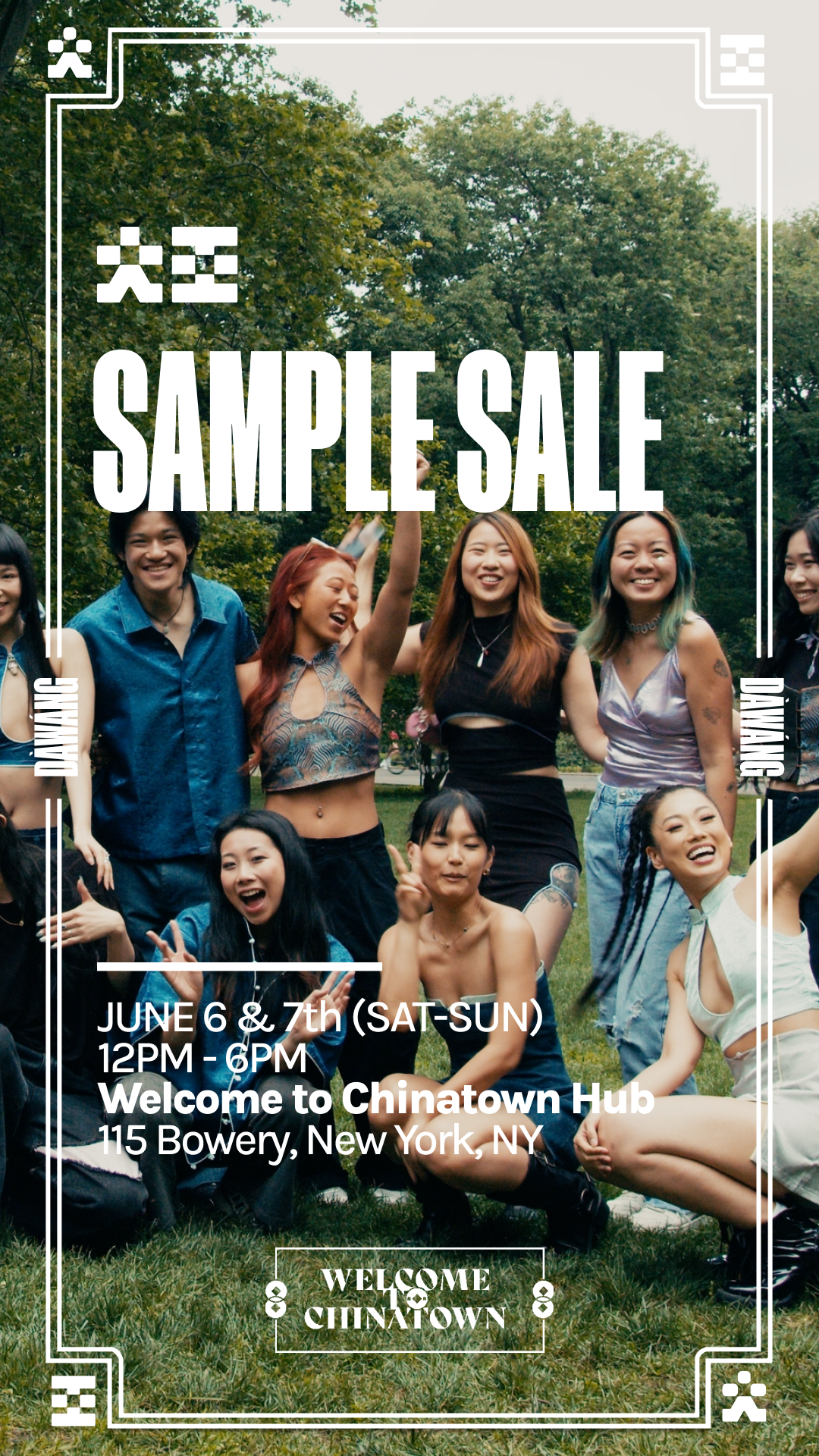 DAWANG NEW YORK Sample Sale at the Hub!