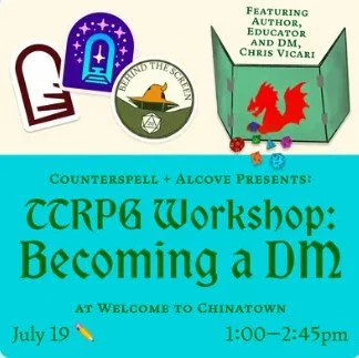 TTRPG Workshop: Becoming a DM