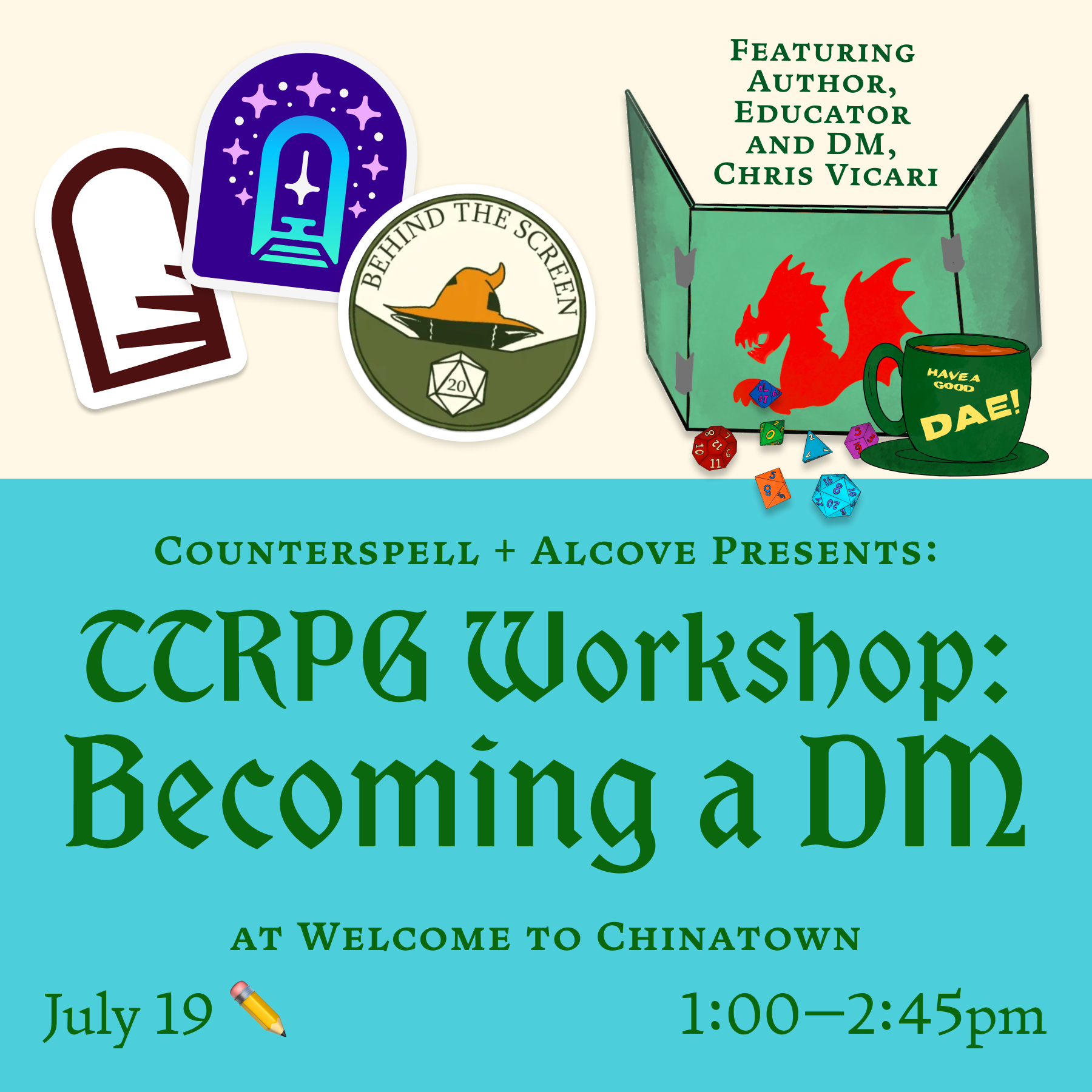 TTRPG Workshop: Becoming a DM