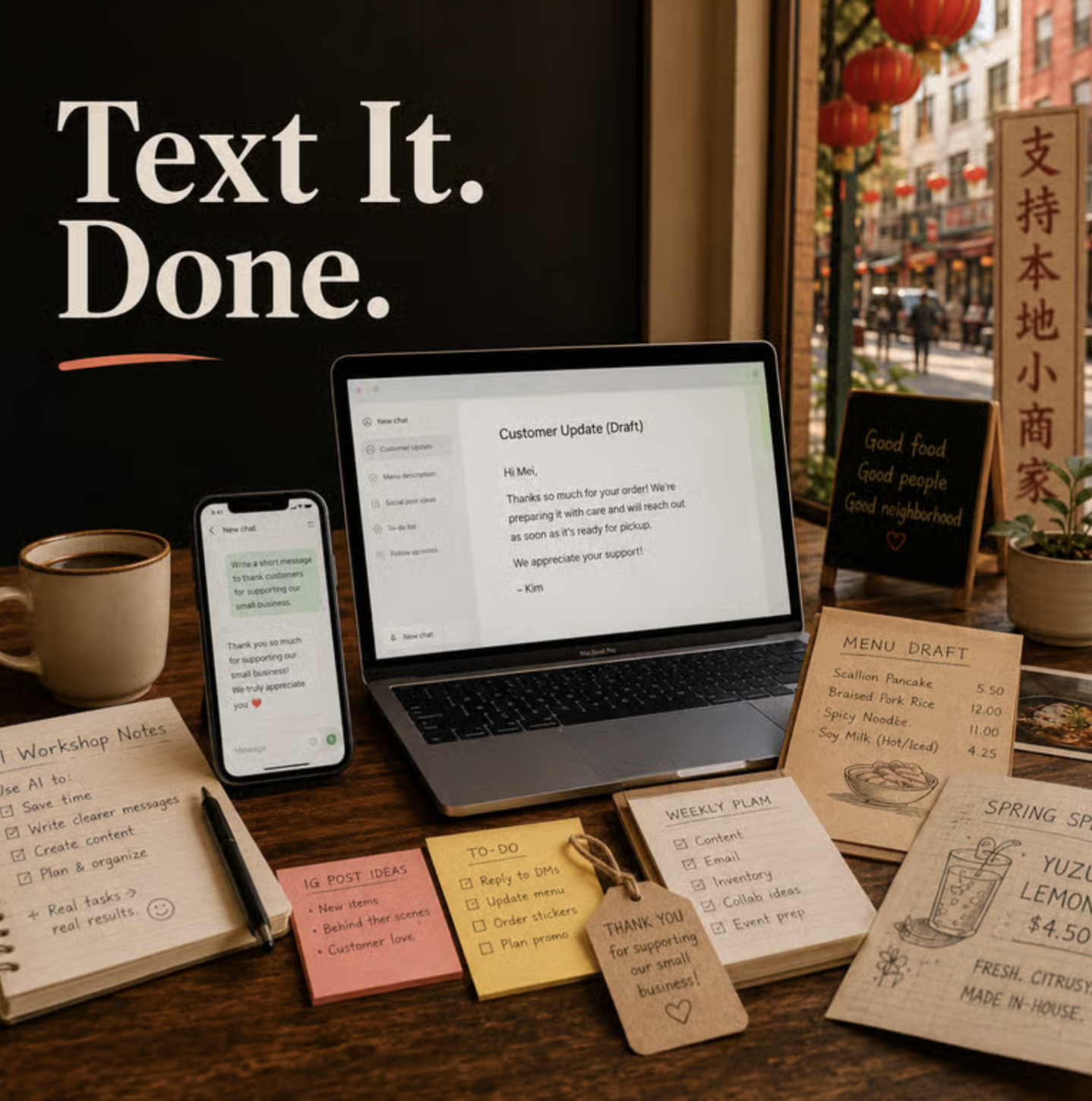 More than a chatbot: A hands-on AI workshop for small business owners