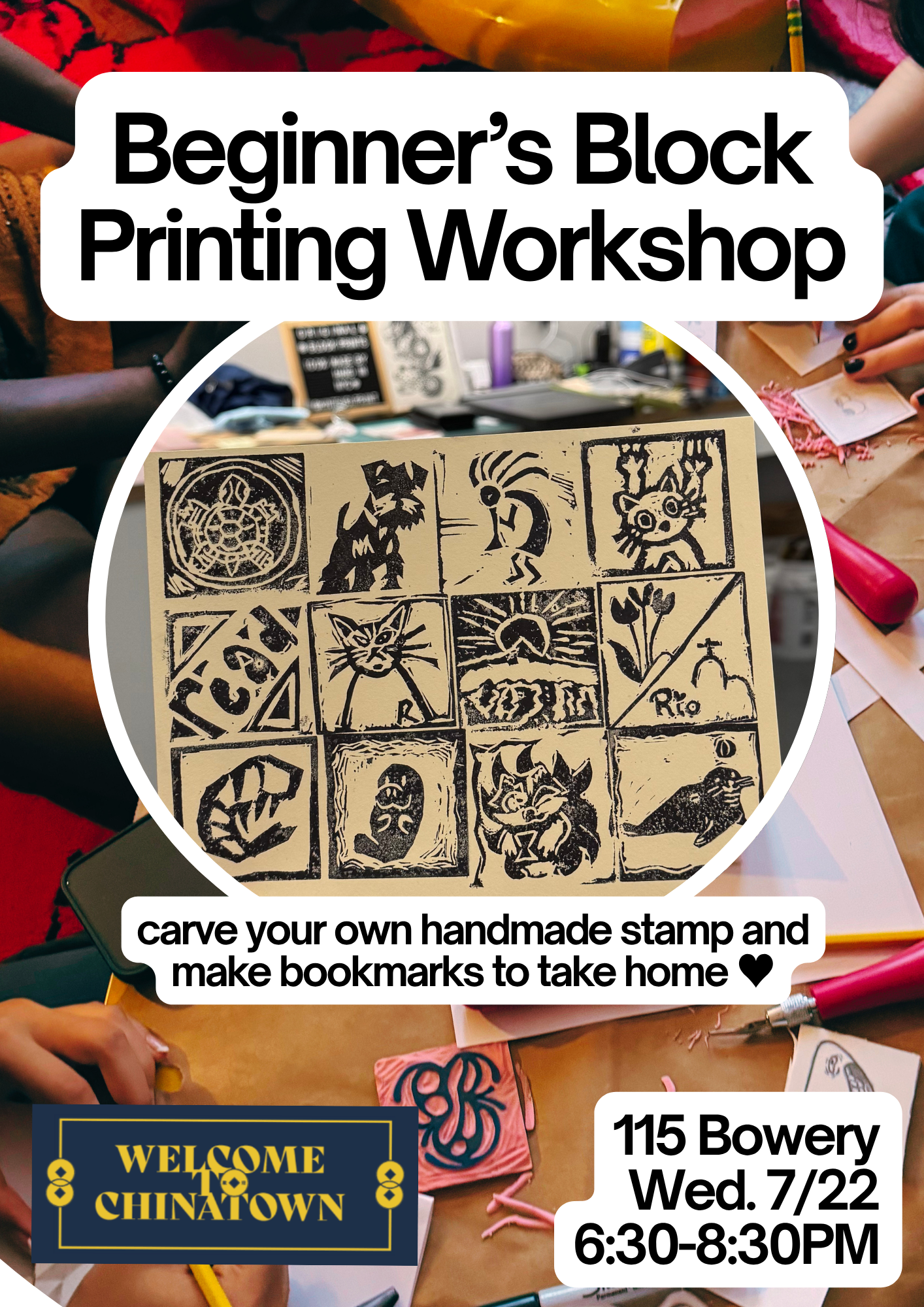 Kintsugi Studio Presents: Block Printing 101