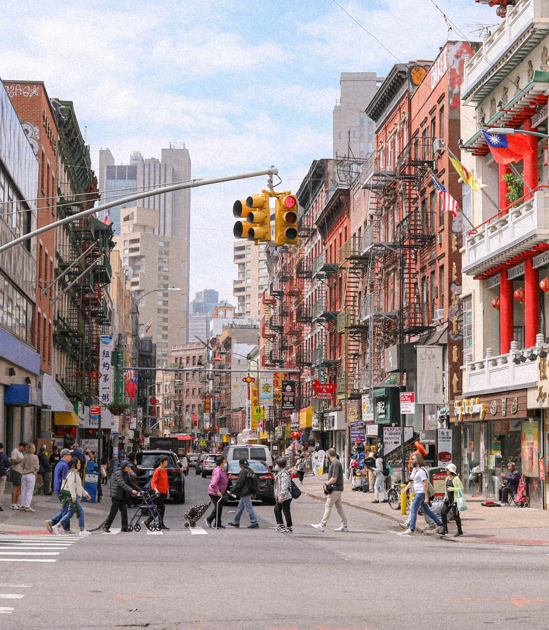 NYC's Chinatown Mott Street by Kat St. Martin