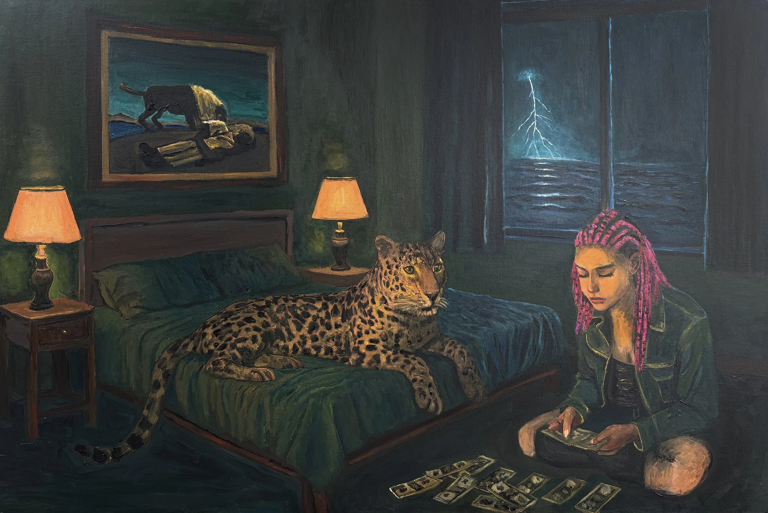 Gypsy, Acrylic on Canvas, 24x36in, 2026