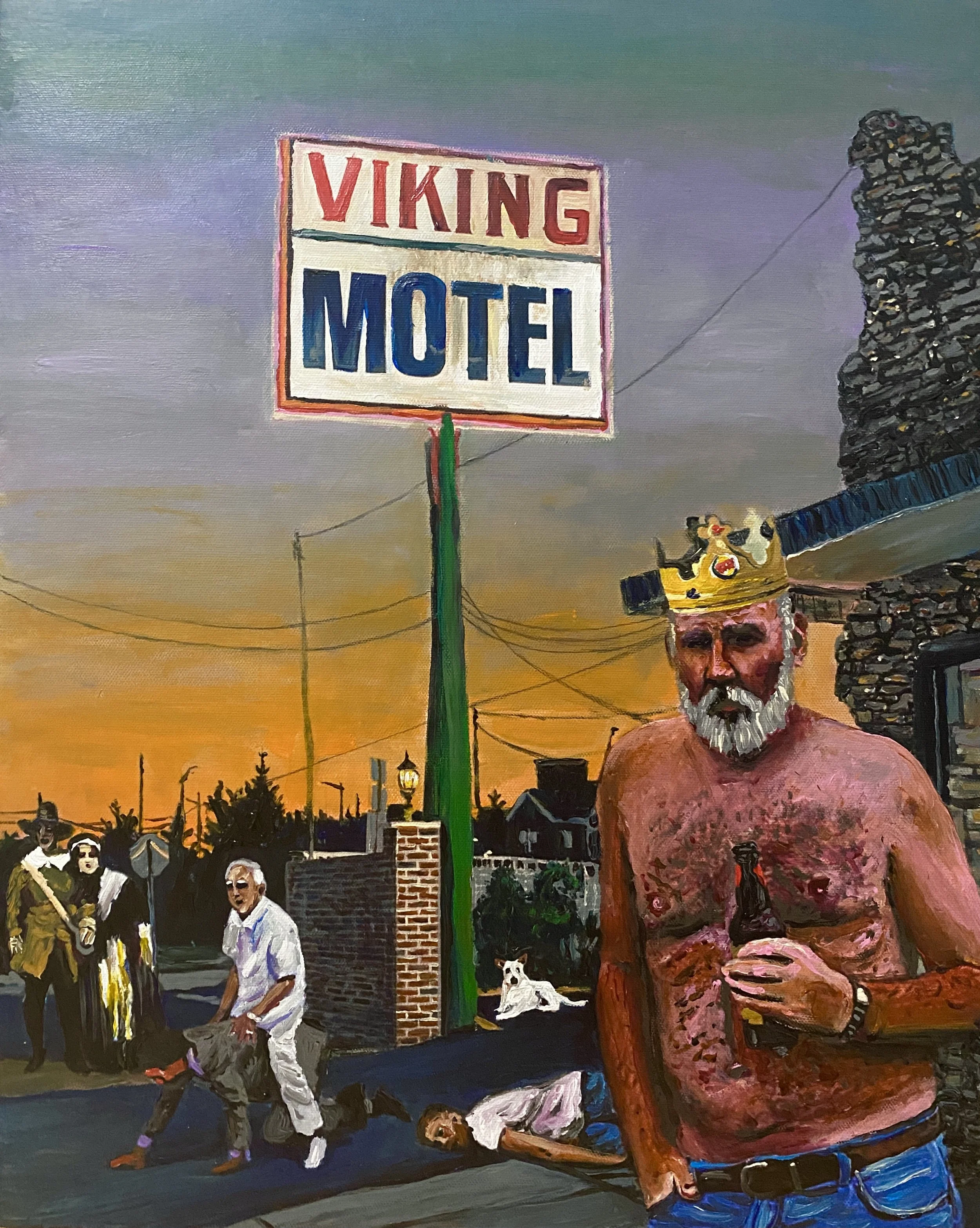 Valhalla, Acrylic on Canvas, 24x18in, 2023