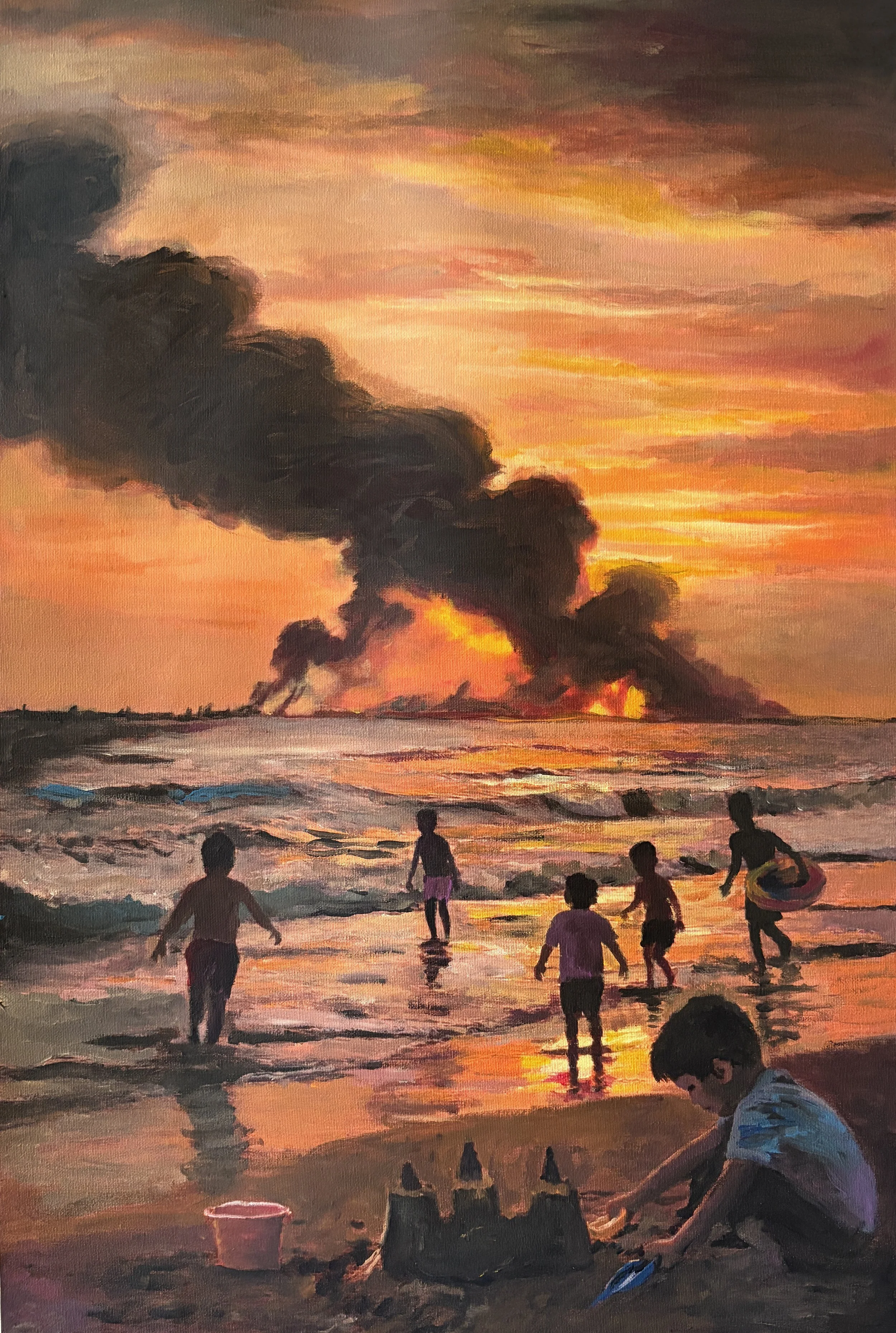 The Next 20th Century, Acrylic on Canvas, 24x36in, 2026