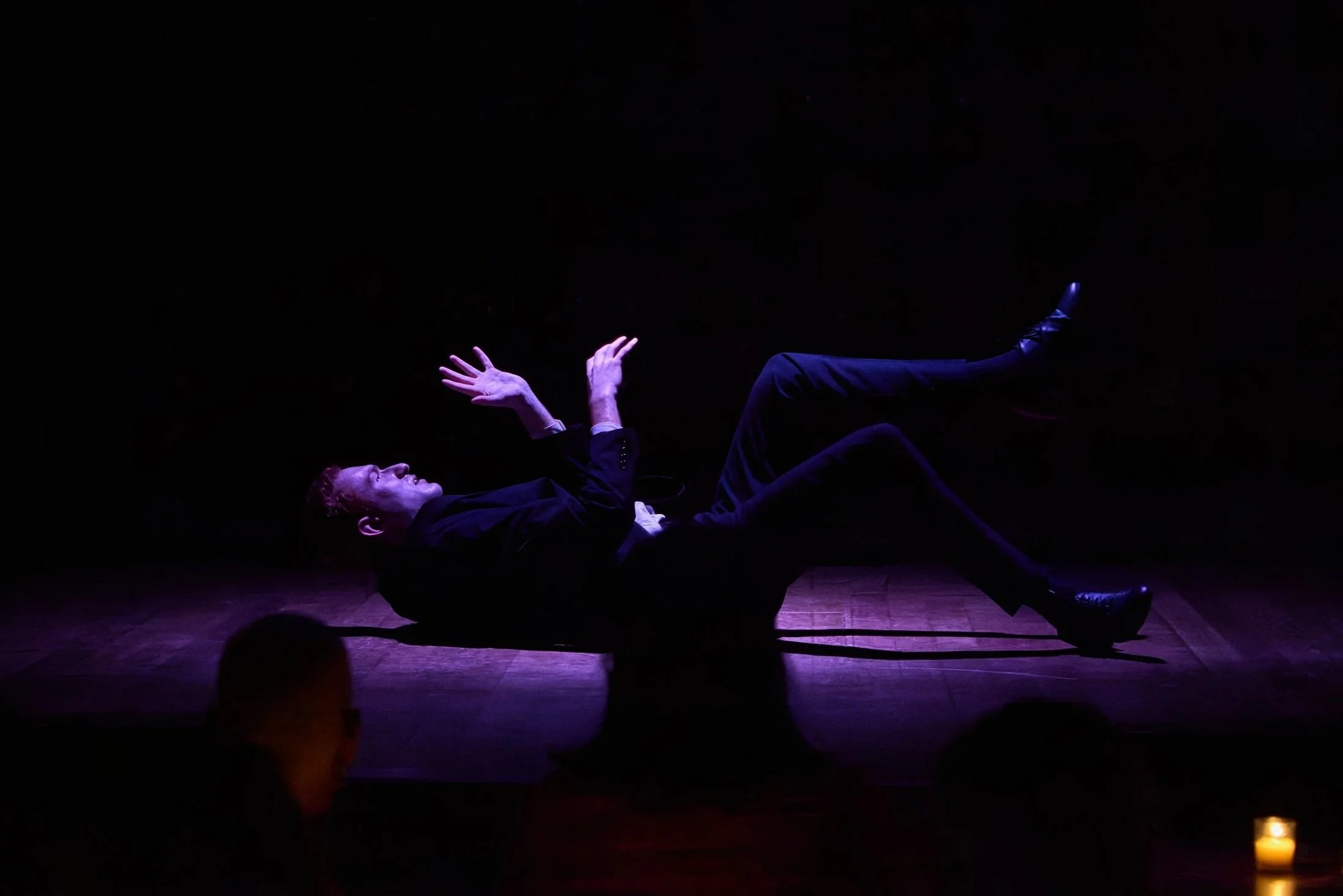 As Gregor Samsa in From the Diaries of Franz Kafka with ST/DE. Photo by Jaqlin Medlock