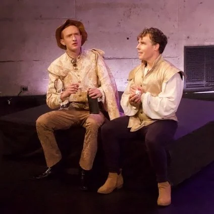 As Roderigo with Clayton Hamburg (Iago) in Othello with Atlas Shakespeare Company. Photo by Mercedes Wilby