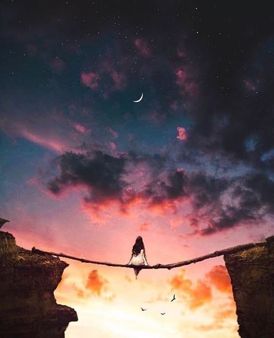 The sky, moon, and stars are always trying to communicate with you. (And all of Mother Nature) Can you hear? Make time to listen to them whisper their wisdom. 💫 #mothernature 

#universe #sacred #empowerment  #meditation #wellness #nature #selflovet