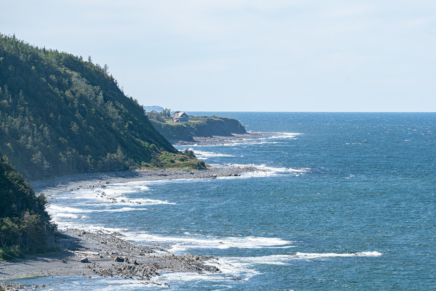 Views of The Gaspe Shoreline on The West Coast 