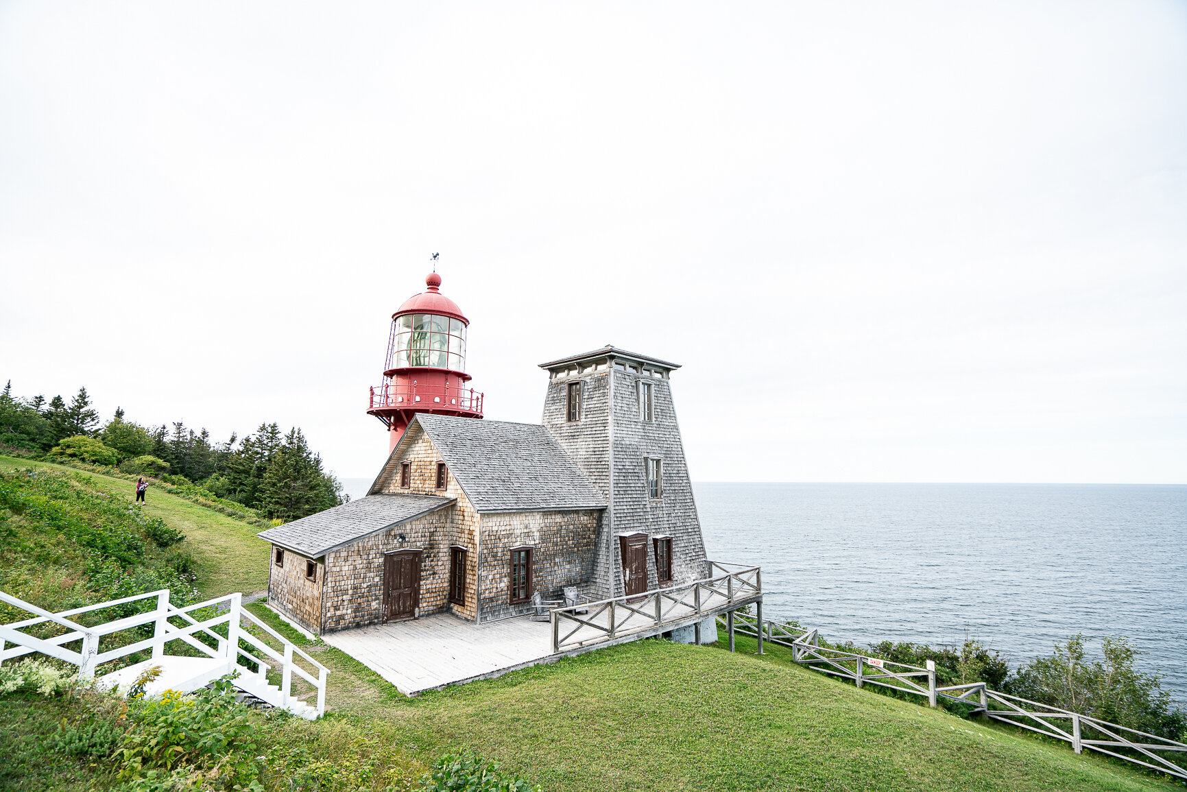 The Pointe-à-la-Renommée Lighthouse Historic Site Outside Of Forillion National Park