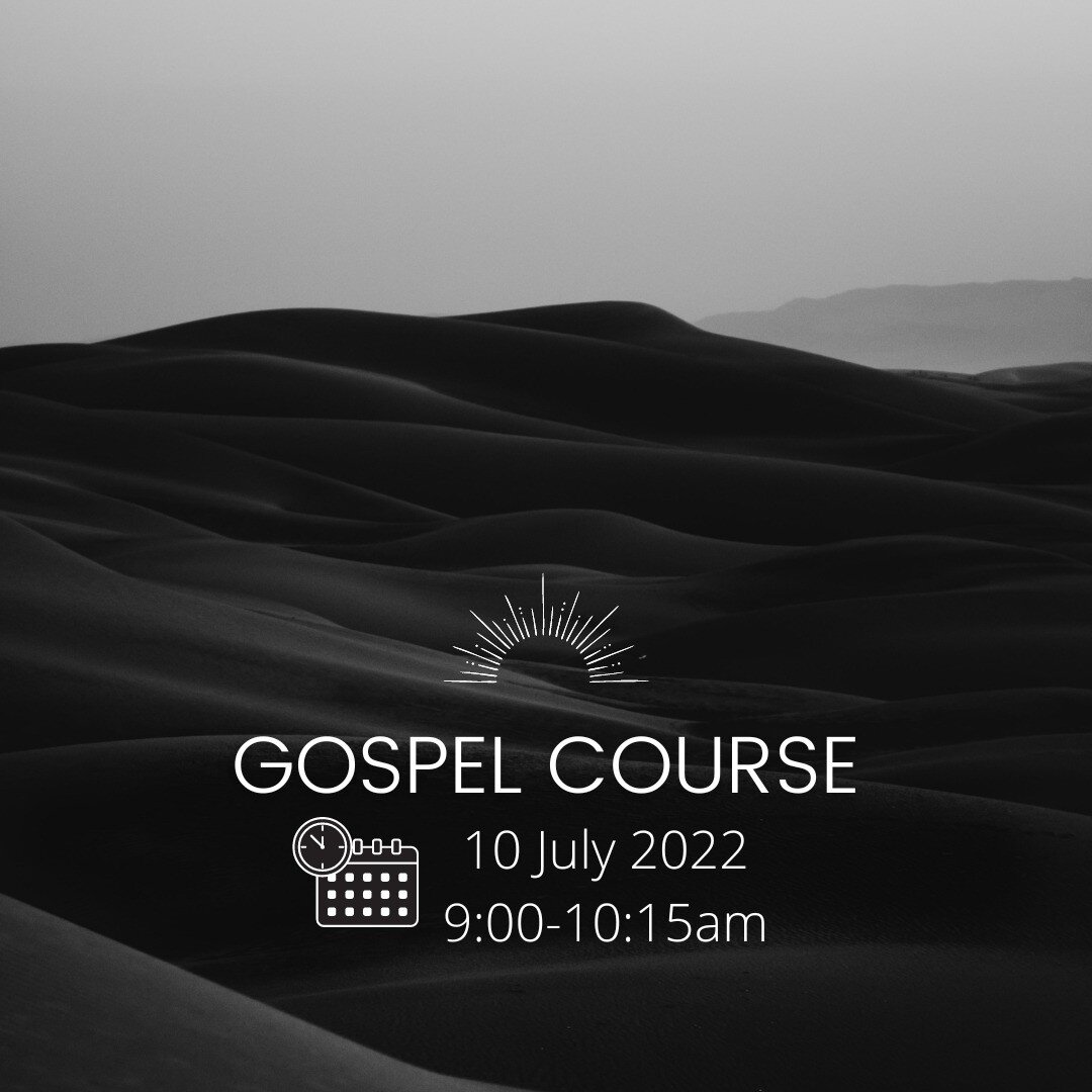 The Gospel Course is a 4-week class that helps people discover the gospel, the church, following Jesus, and making disciples. Join us Sunday, July 10 as we follow Jesus together. Limit of 12 people per class.

#southburleson #followjesus #gospelcours