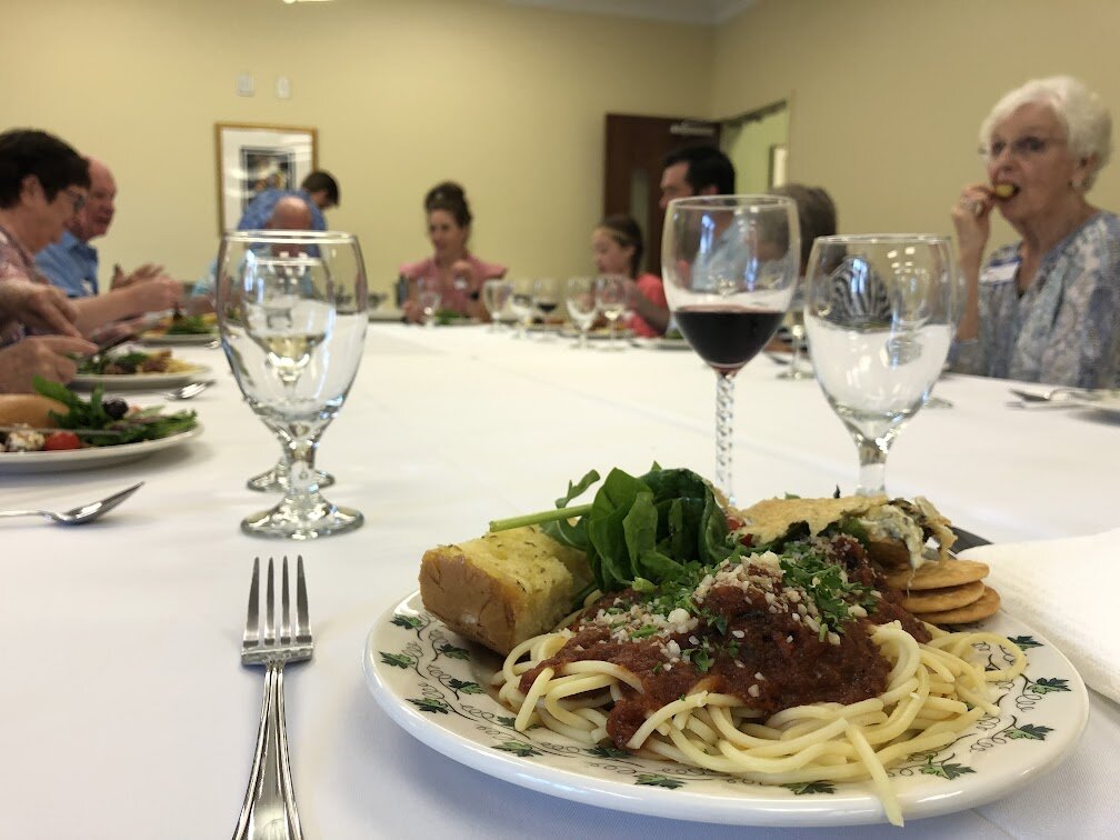 Welcome! Let’s have dinner.