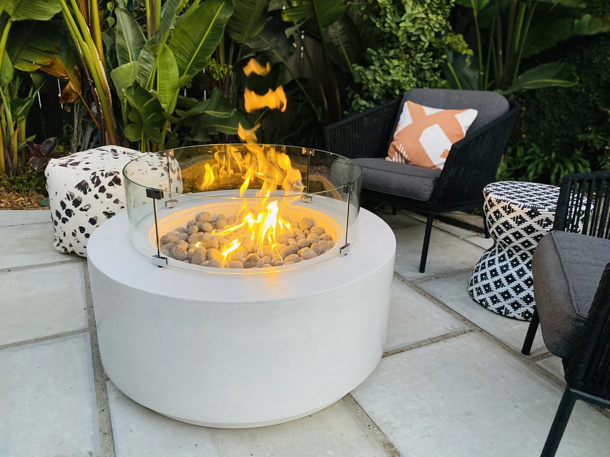 Oblica Firepit 38 in. Santa Barbara, Ca.